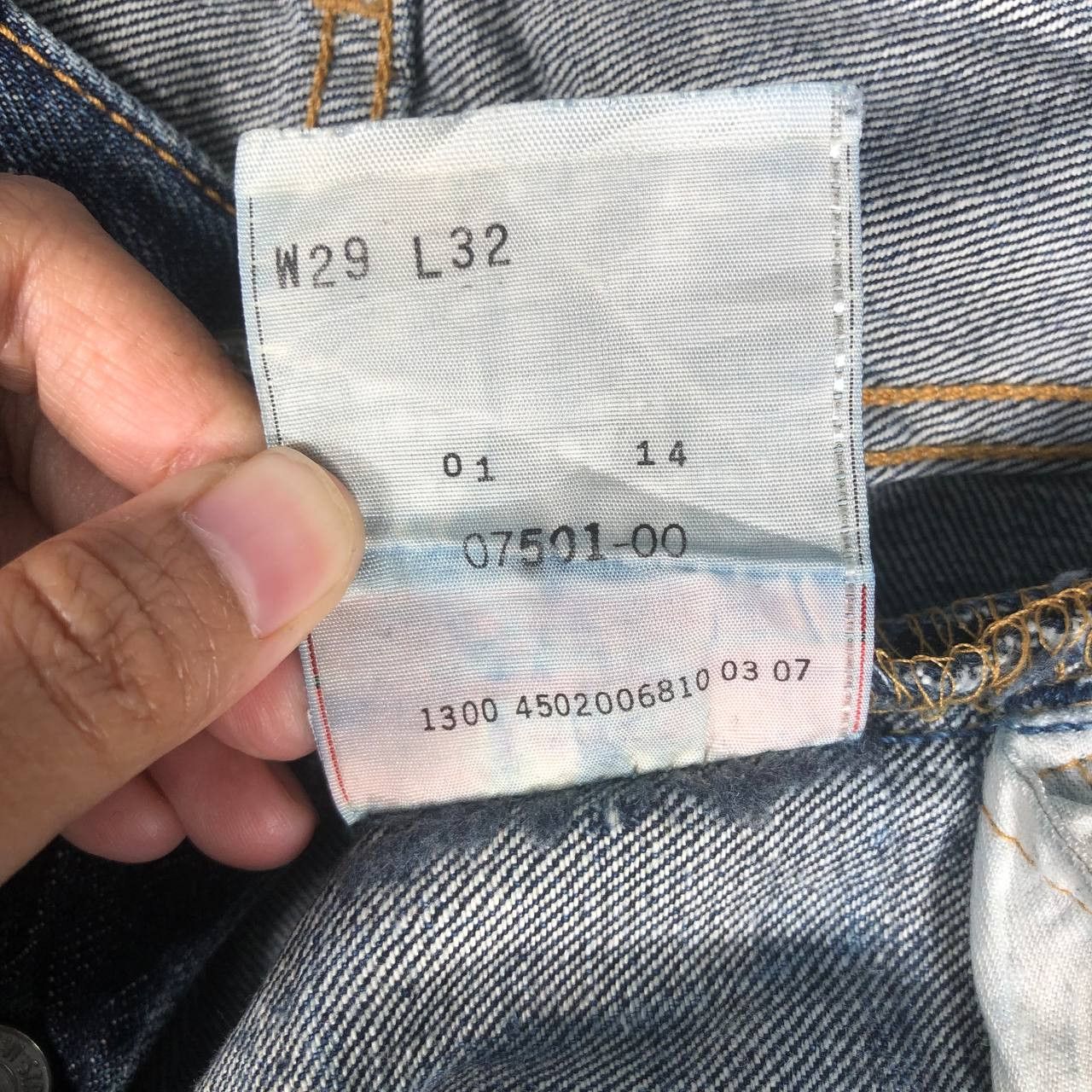 Jean × Levi's × Vintage Vintage Levi's Jeans 501 Distressed Jeans Size US 29 - 12 Thumbnail