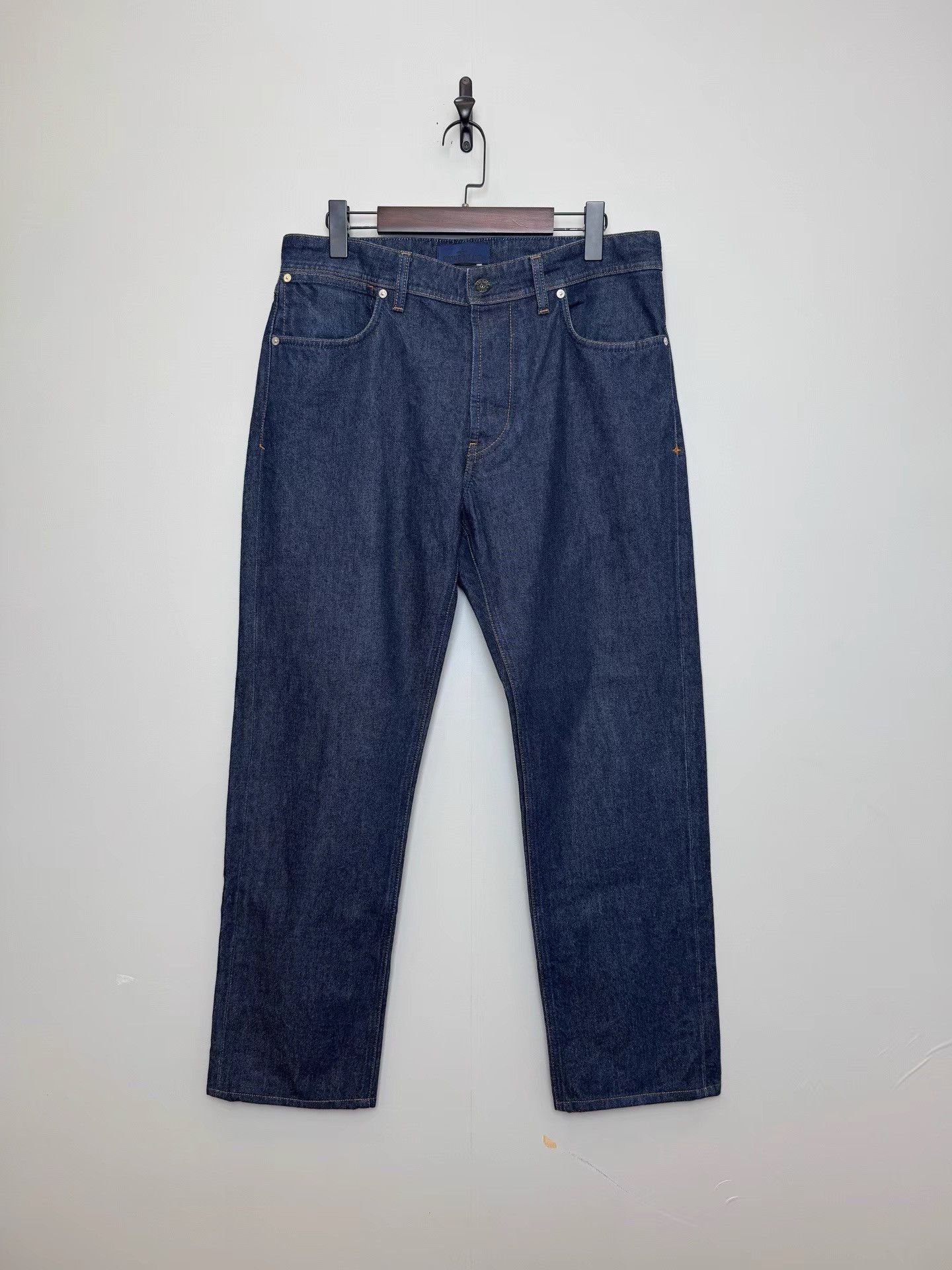 Stone Island Stone Island Navy Straight-leg Jeans K36 Size US 32 / EU 48 - 1 Thumbnail