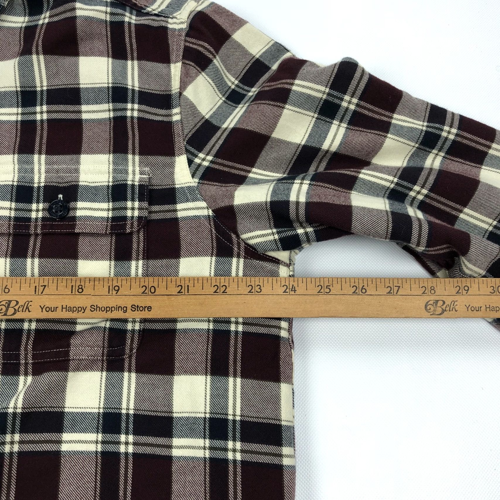 Vintage L.L.Bean Men's L Traditional Fit Flannel Shirt Jacket Fleece Lined Plaid Button Jacket Size US L / EU 52-54 / 3 - 5 Thumbnail