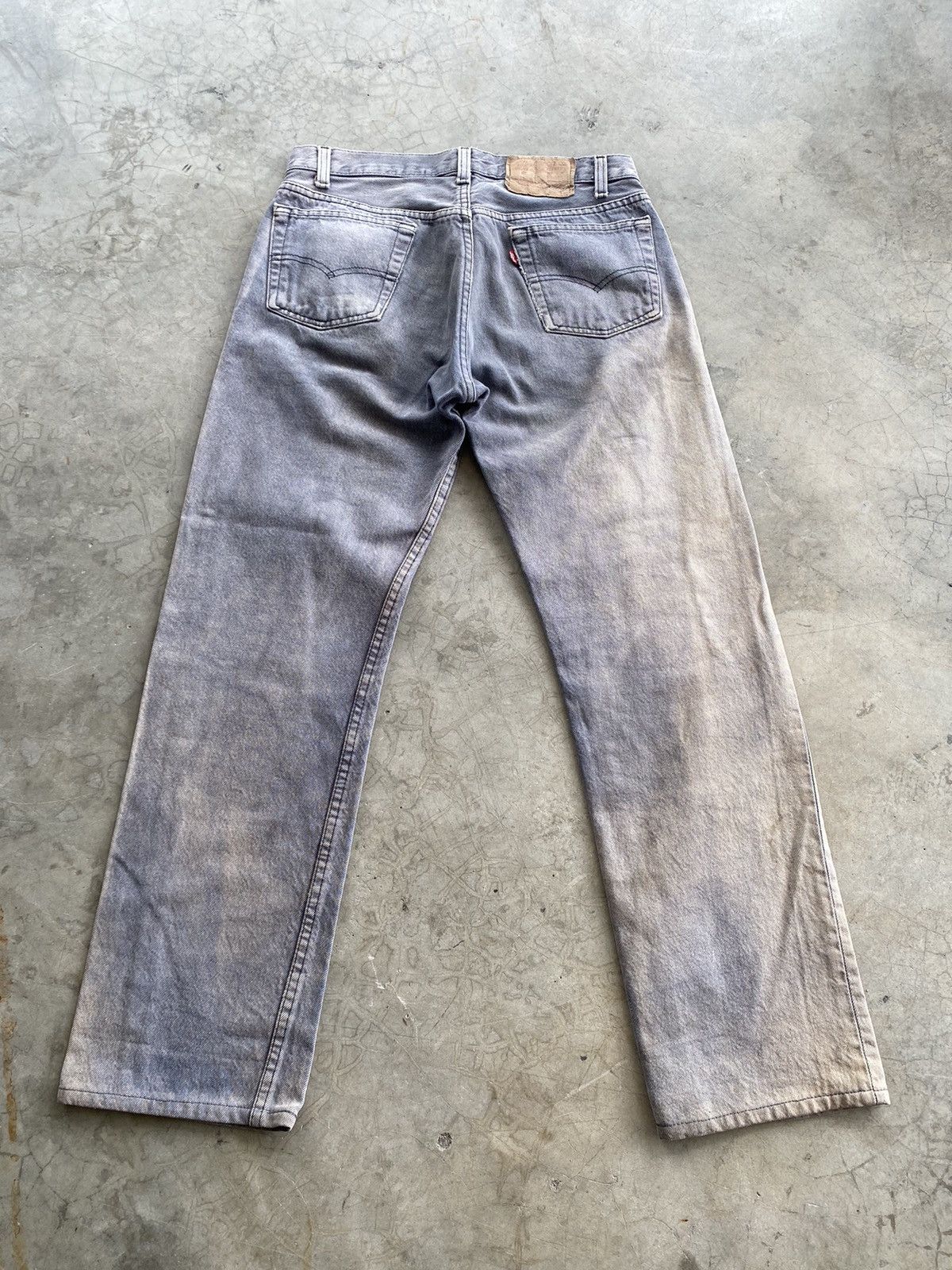 Levi's × Vintage Vintage Levi’s 501 Distressed Fade Black Jeans Size US 30 / EU 46 - 1 Thumbnail
