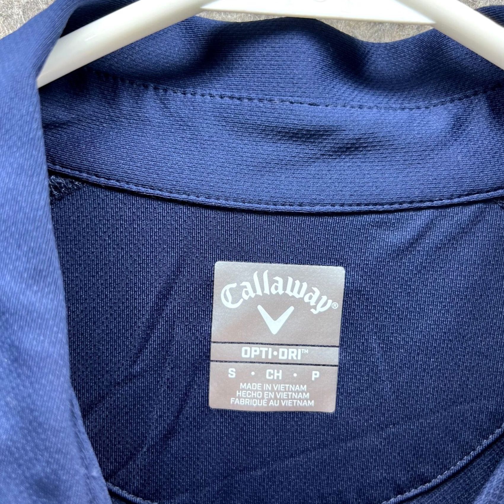 Callaway Callaway Polo Shirt Men Small Blue Navy Opti Dri Golf Ventilated Shirt Keywords: Nike Golf, Polo, Short Sleeve, Regular Fit Size US S / EU 44-46 / 1 - 5 Thumbnail