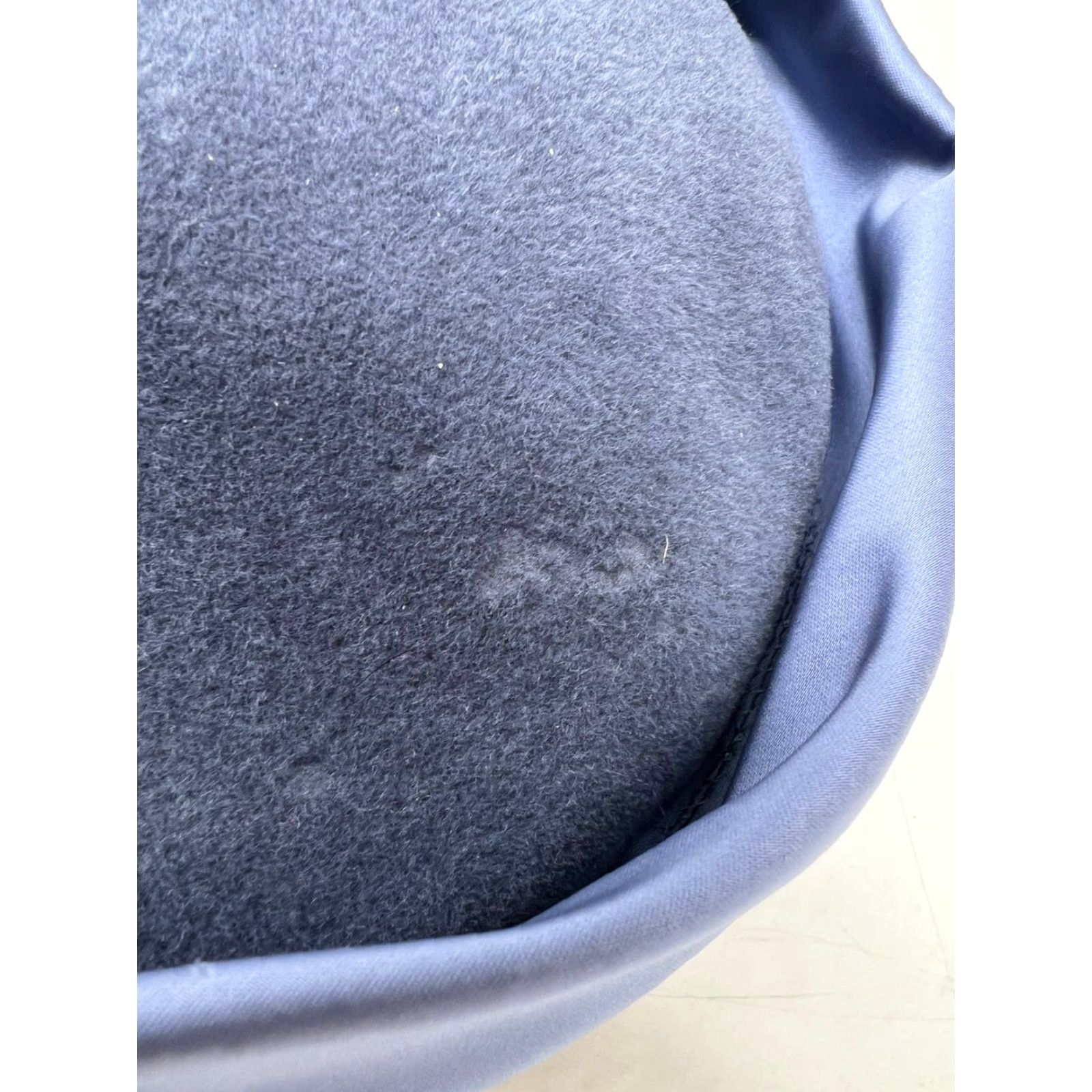 Vintage VINTAGE Cedar Crest Blue Pillbox hat Round Made in Italy 7 1/8 Wool 100% Wool Formal Women’s Size ONE SIZE - 6 Thumbnail