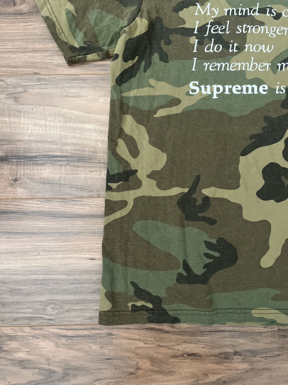 Supreme Supreme Stay Positive Tee Size US L / EU 52-54 / 3 - 17 Thumbnail