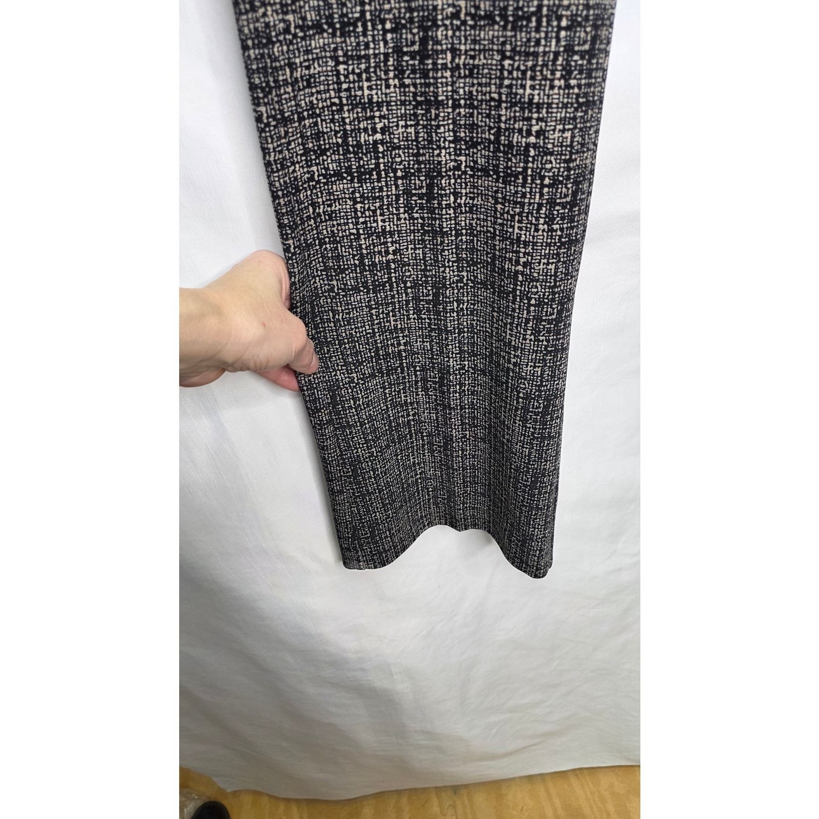 Other Hope & Harlow Elastic Waist Black Tweed looking Dress Pants Size 33" - 9 Thumbnail