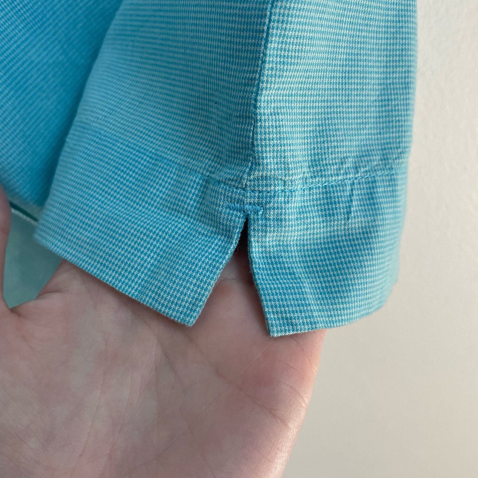 Woolrich Woolen Mills Woolrich Blue Button Up S Womens Collared Short Sleeve Size S / US 4 / IT 40 - 2 Thumbnail