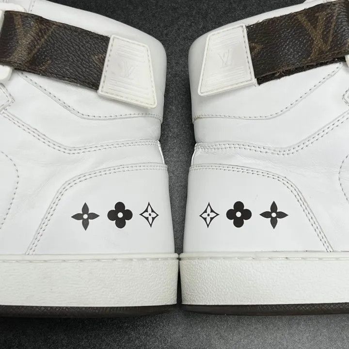 Louis Vuitton Louis Vuitton White High-Top Sneakers -2508 Size US 8 / EU 41 - 7 Thumbnail