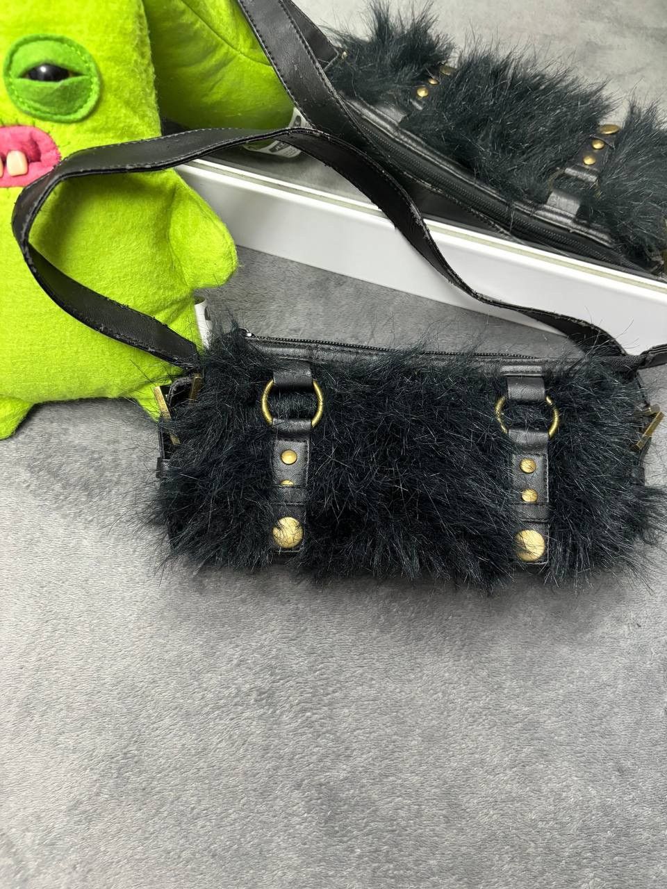 Japanese Brand VINTAGE ARCHIVE FUR AVANT-GARDE HAND BAG OPIUM Size ONE SIZE - 3 Thumbnail