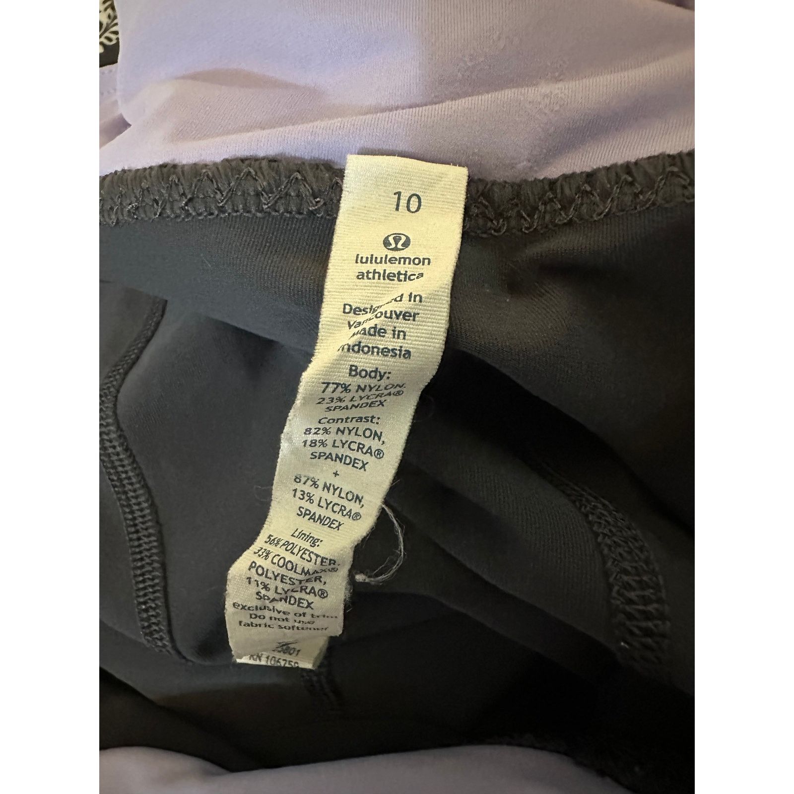 Lululemon Lululemon Lavender Gray Everlux Leggings, Zipper Pocket Size 32" / US 10 / IT 46 - 5 Thumbnail