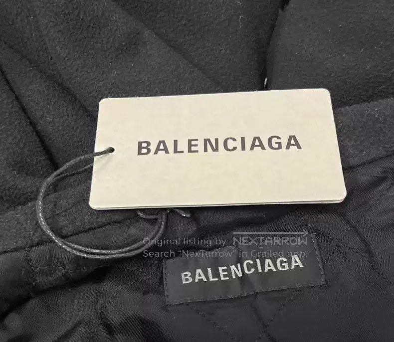 Balenciaga Balenciaga Solid Color High Neck Zipper Long Sleeve Jacket Size US S / EU 44-46 / 1 - 5 Thumbnail