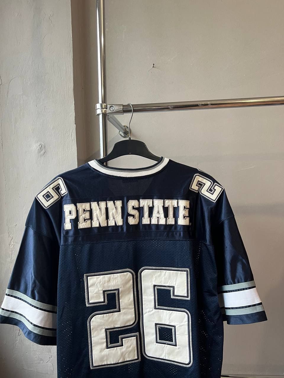 Vintage PENN STATE #26 COLOSSEUM NITTANY LIONS COLLEGE JERSEY SHIRT Size US XXL / EU 58 / 5 - 13 Thumbnail