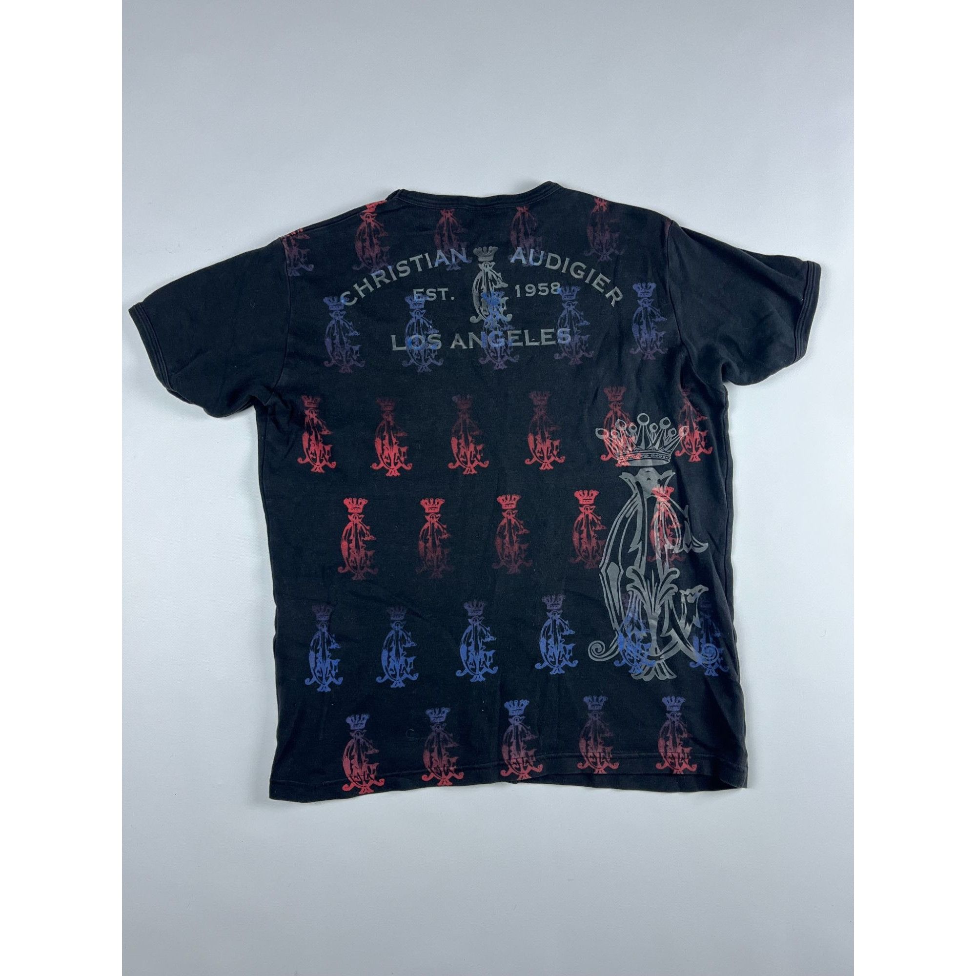 Christian Audigier × Ed Hardy × Vintage Christian Audigier Black Graphic T-Shirt Size US M / EU 48-50 / 2 - 5 Thumbnail