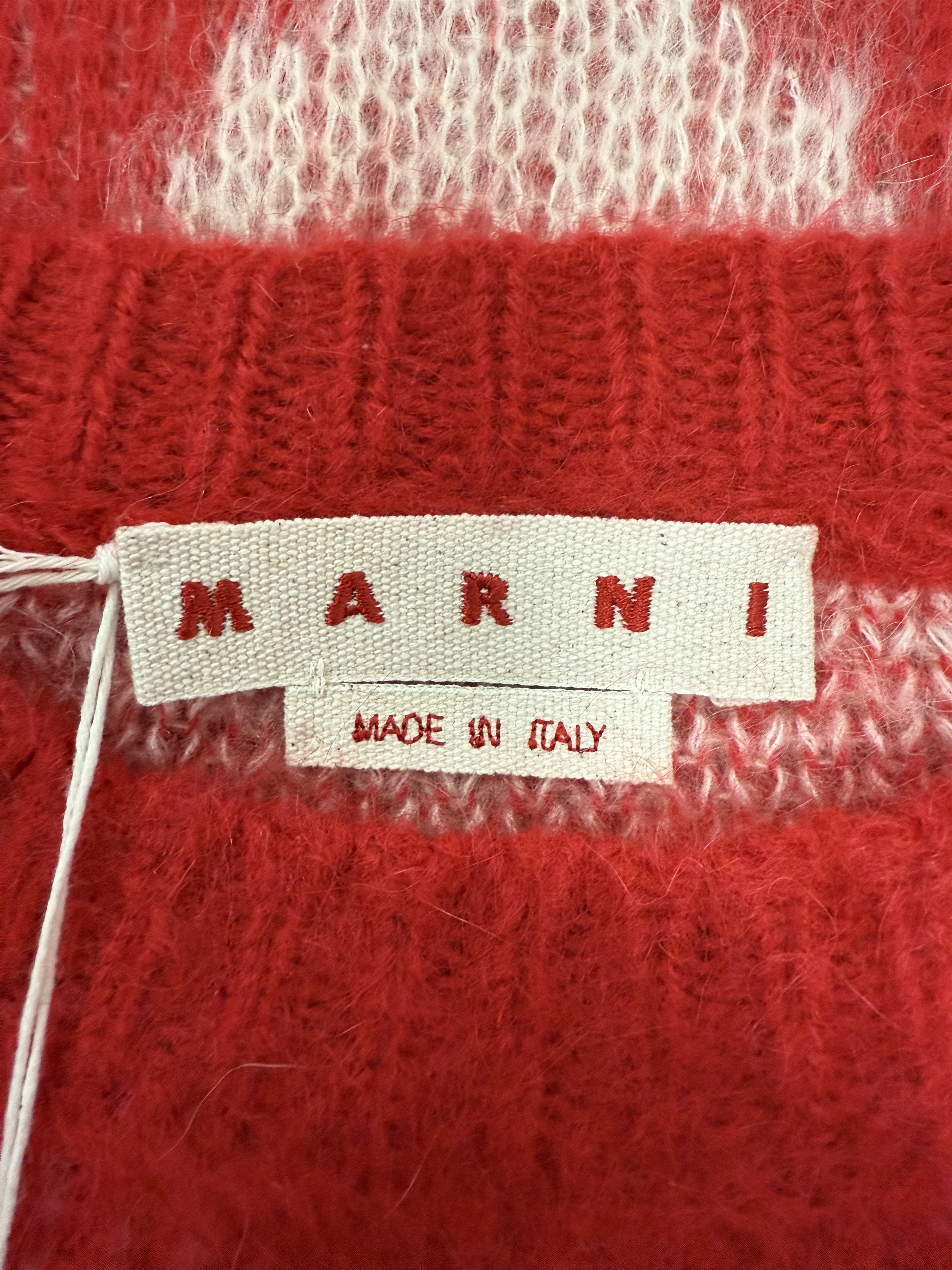 Marni Marni Brushed Poka Dot Red Sweater Size US XXL / EU 58 / 5 - 3 Thumbnail