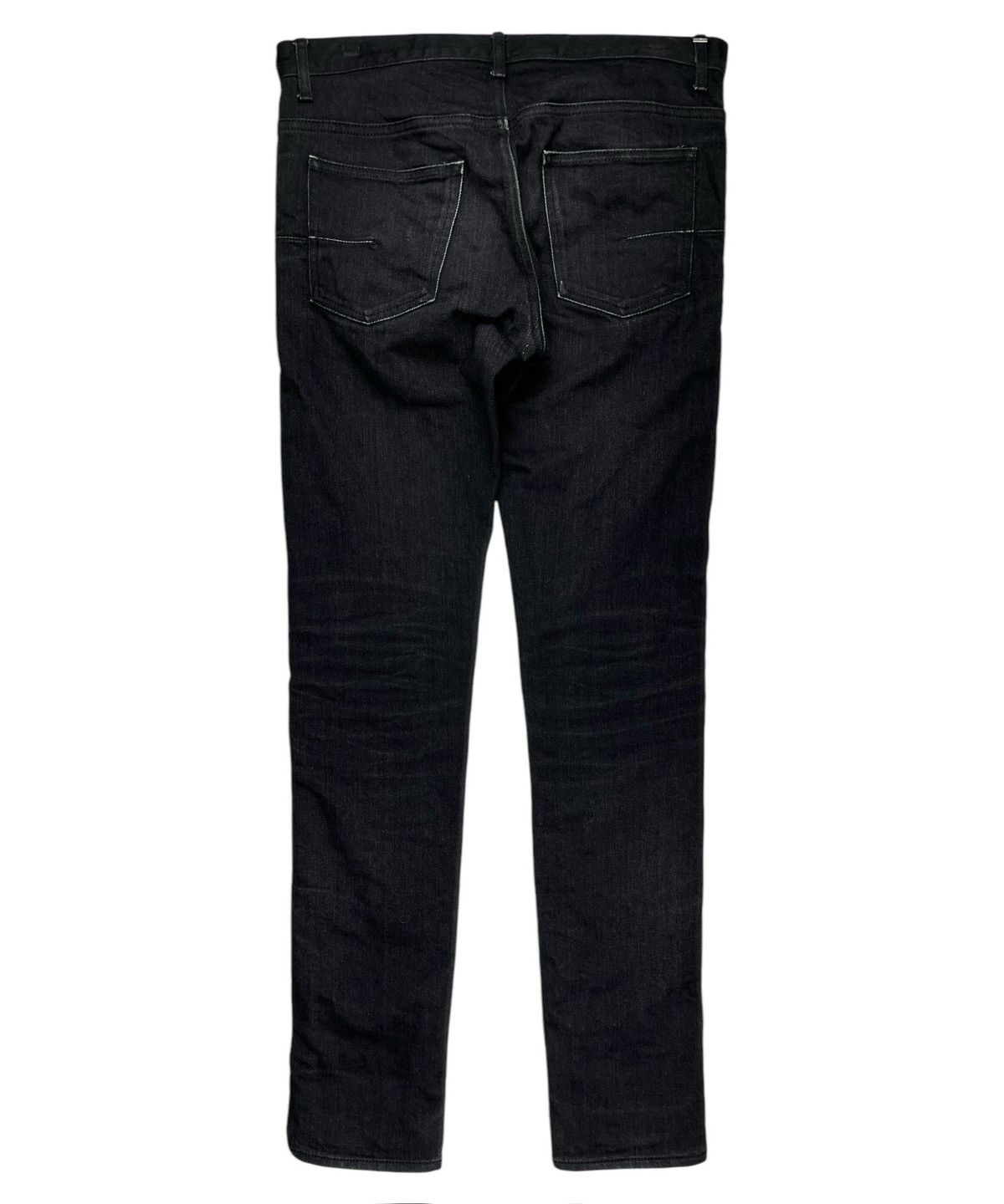 Dior AW10 Dior Homme MIJ Side Stripe Denim Jeans Black Size US 30 / EU 46 - 2 Thumbnail