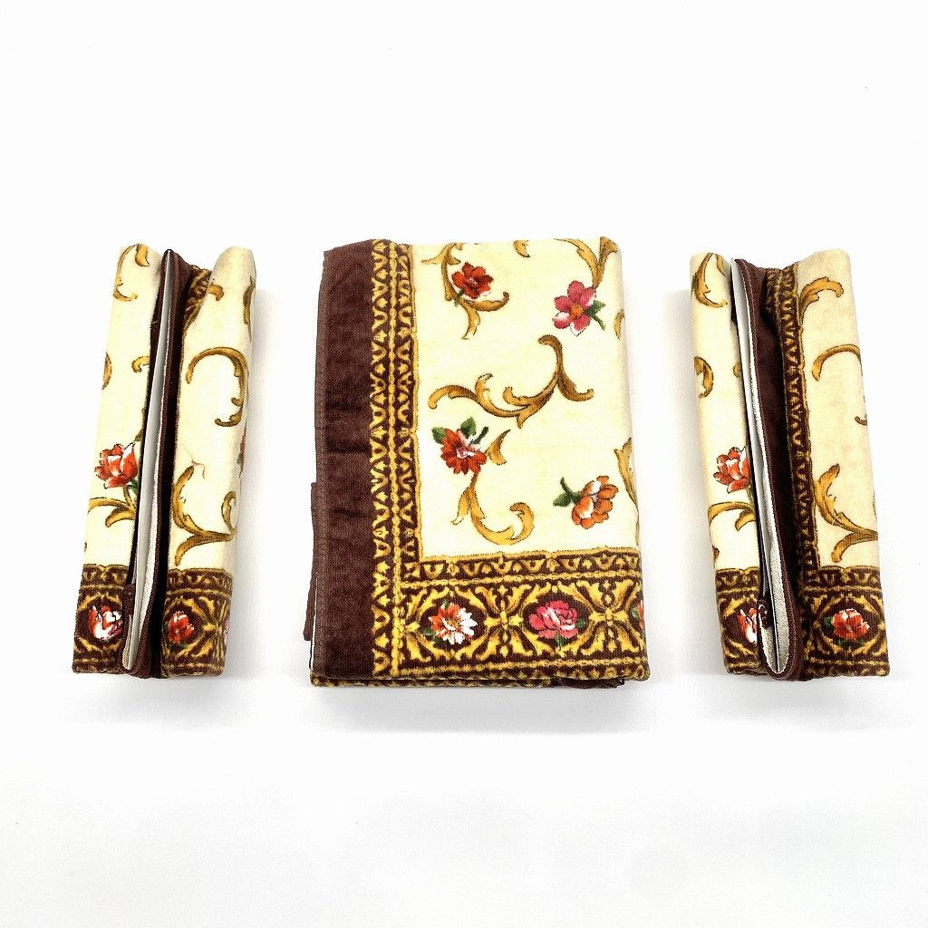 MCM MCM Ferbe floral pattern wash towel set of 2 with logo Size ONE SIZE - 4 Thumbnail