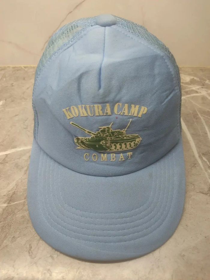 Japanese Brand Vintage Kokura Camp Combat Trucker Hat Cap Size ONE SIZE - 2 Thumbnail