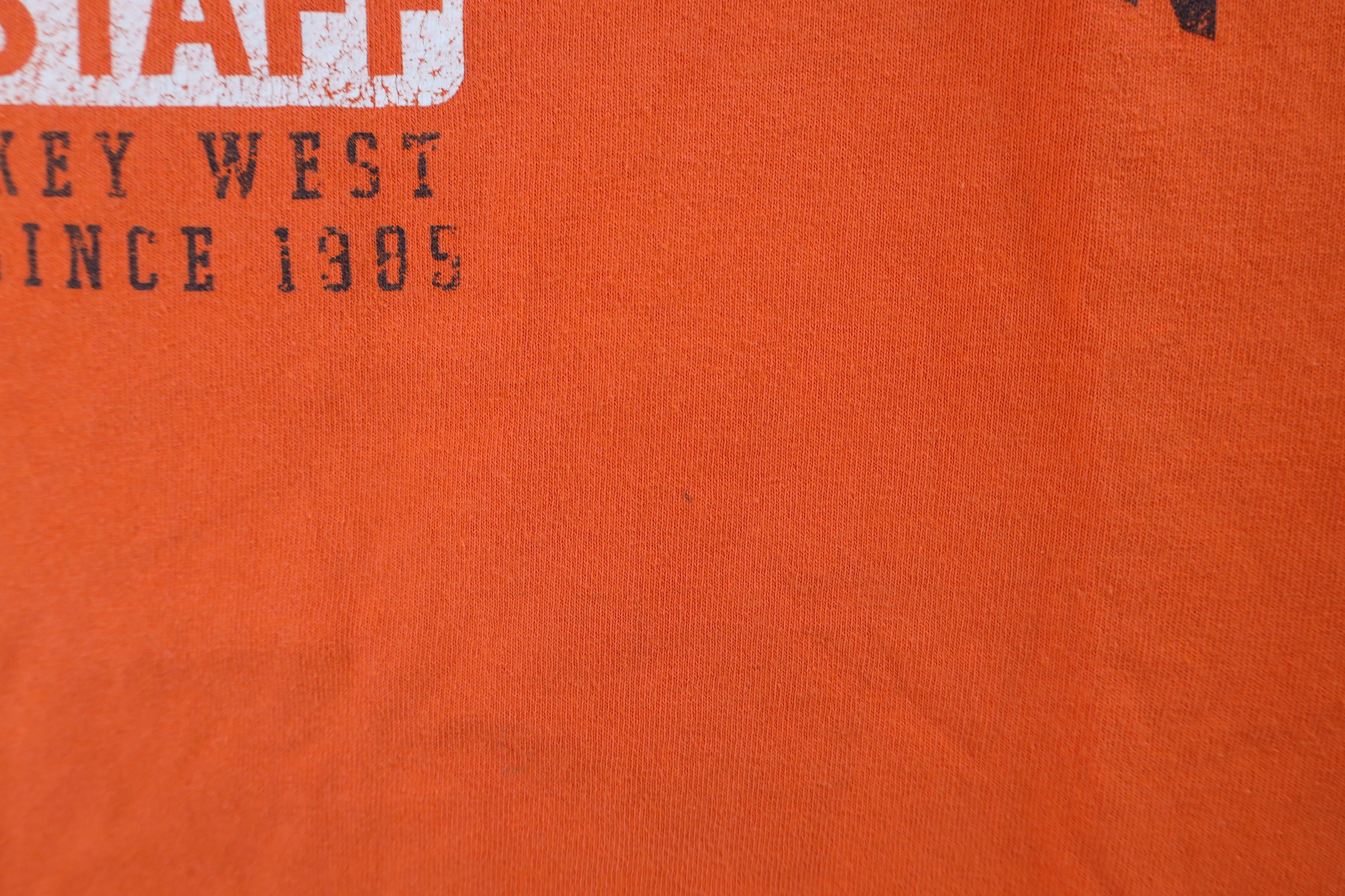 Vintage Vintage 90s Jimmy Buffetts Margaritaville T-Shirt Orange Size US XXL / EU 58 / 5 - 5 Thumbnail