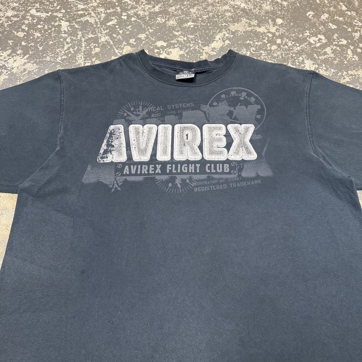 Avirex Vintage Avirex Black Graphic Tshirt Size US XXL / EU 58 / 5 - 3 Thumbnail