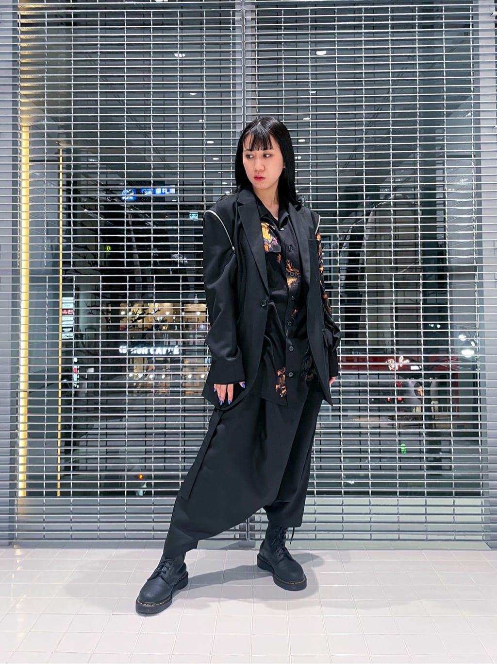 Yohji Yamamoto Yohji Yamamoto Ground Y - W/Gabardine Shoulder Zipper Jacket Size US L / EU 52-54 / 3 - 8 Thumbnail