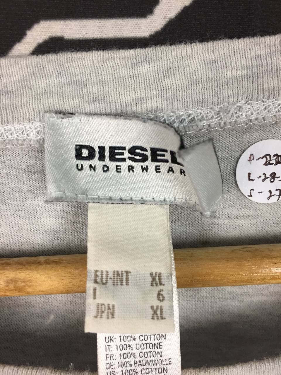 Diesel Diesel "Only The Brave" Mohawk Logo Long Sleeve Tee Size US XL / EU 56 / 4 - 7 Thumbnail