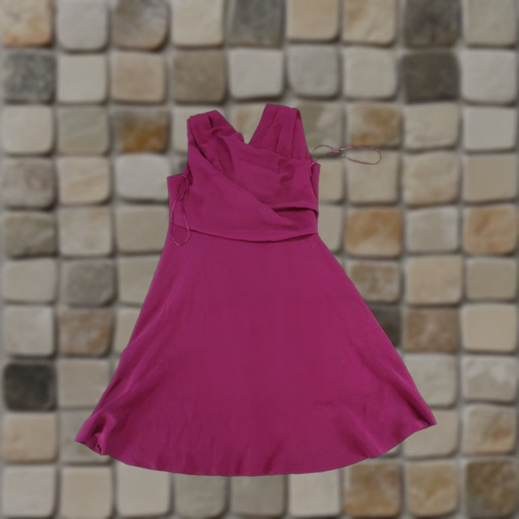 Reiss VINTAGE Reiss Dress Womens 8 Purple Marianne Wrap Front Mini New Size M / US 6-8 / IT 42-44 - 1 Thumbnail