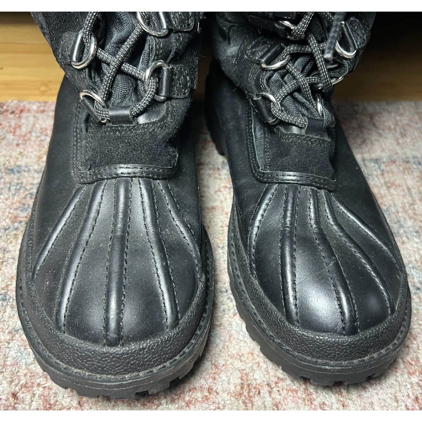 Coach Coach Libby Black Boots Lace Up Zipper Monogram Logo Size 8 B Womens Size US 8 / IT 38 - 5 Thumbnail