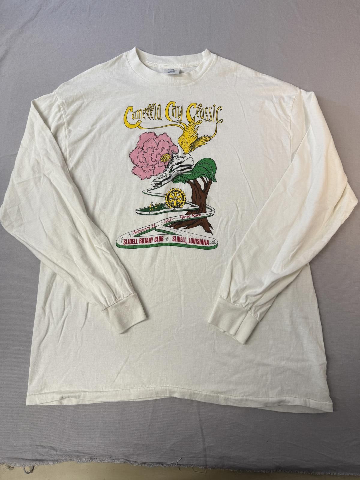 Designer VTG Road Race T-shirt 1993 Camellia City Classic Tee XL Size US XL / EU 56 / 4 - 1 Thumbnail