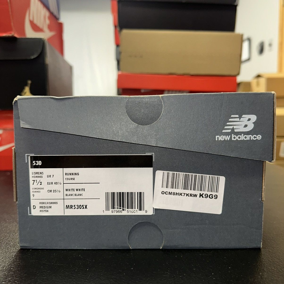 New Balance Size 7.5 - New Balance 530 - Sea Salt Marsh Green - MR530SX Size US 7.5 / EU 40-41 - 7 Thumbnail