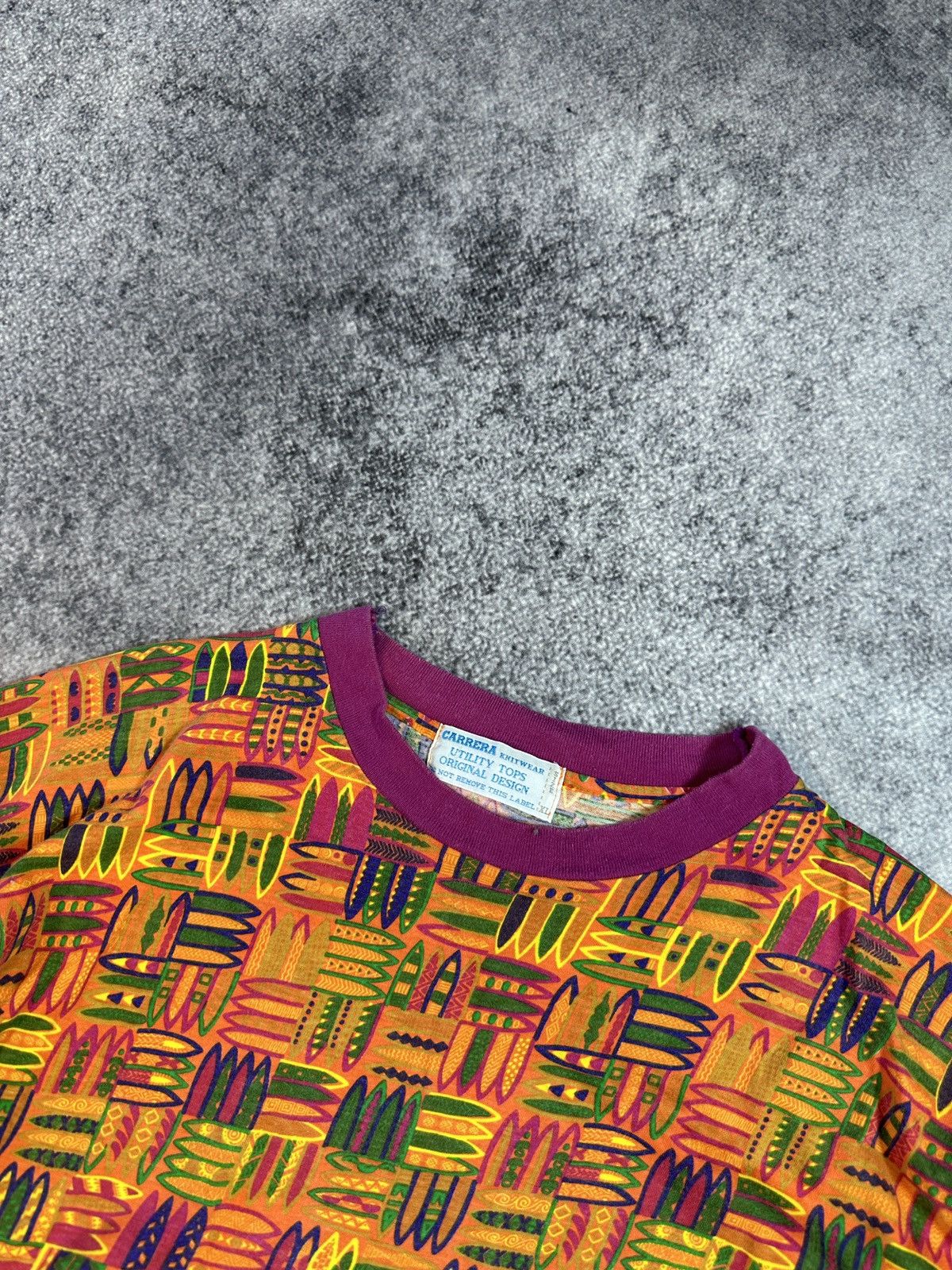 Carrera × Vintage Vintage 90s Carrera T-shirt Streetwear Rare Style USA XL Size US XL / EU 56 / 4 - 2 Thumbnail