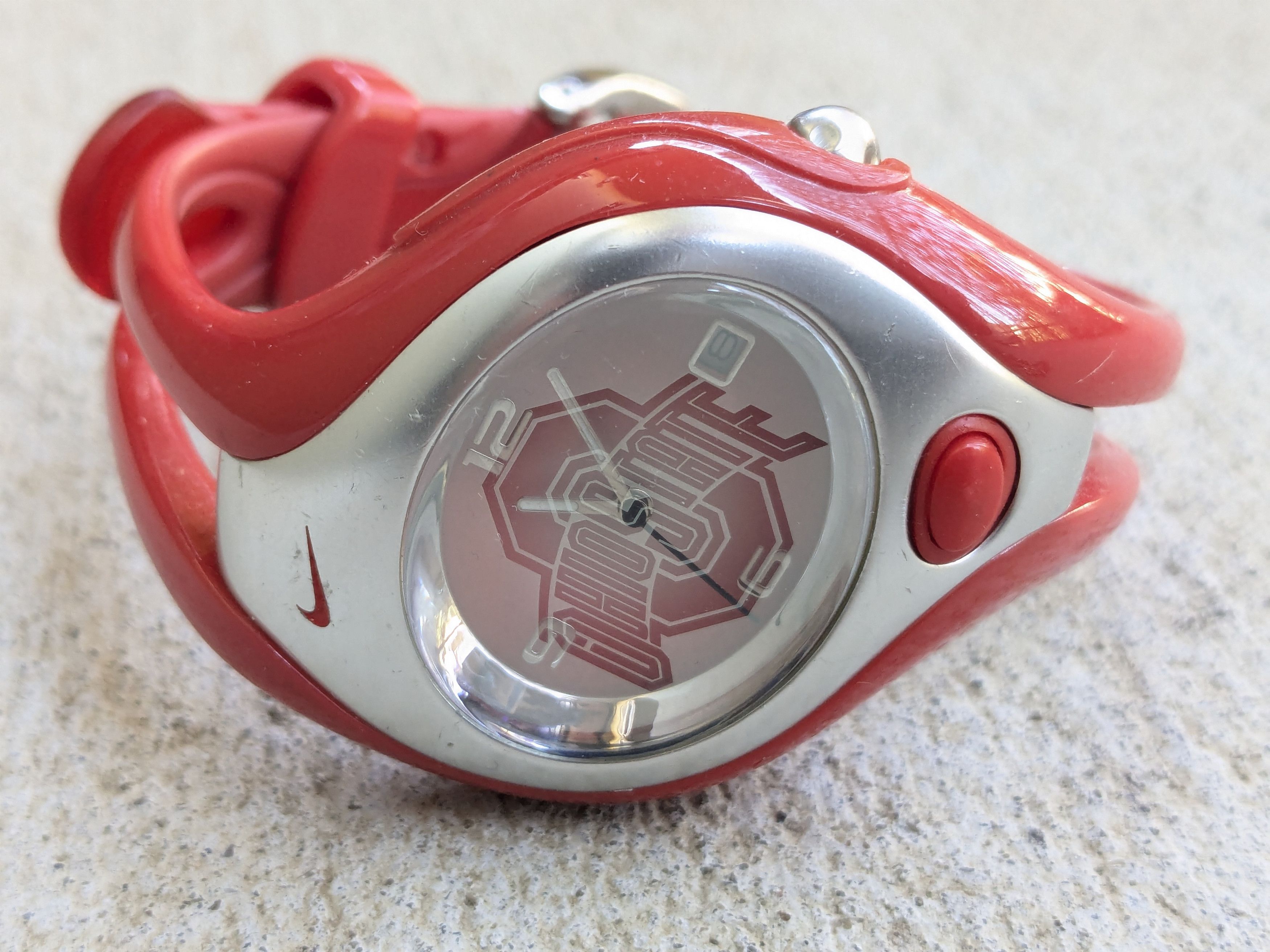 Nike Vintage Nike Watch Red Ohio State Buckeye Sports Minimal Y2K Size ONE SIZE - 5 Thumbnail