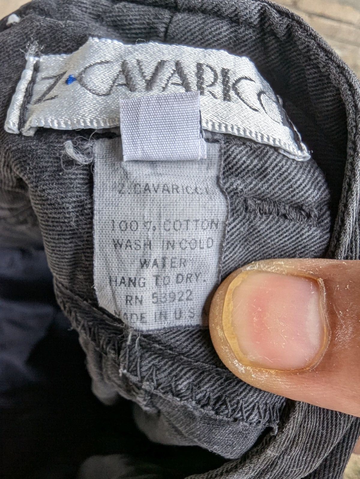 Vintage Z.Cavaricci Easy Pants Size 28" / US 6 / IT 42 - 8 Thumbnail