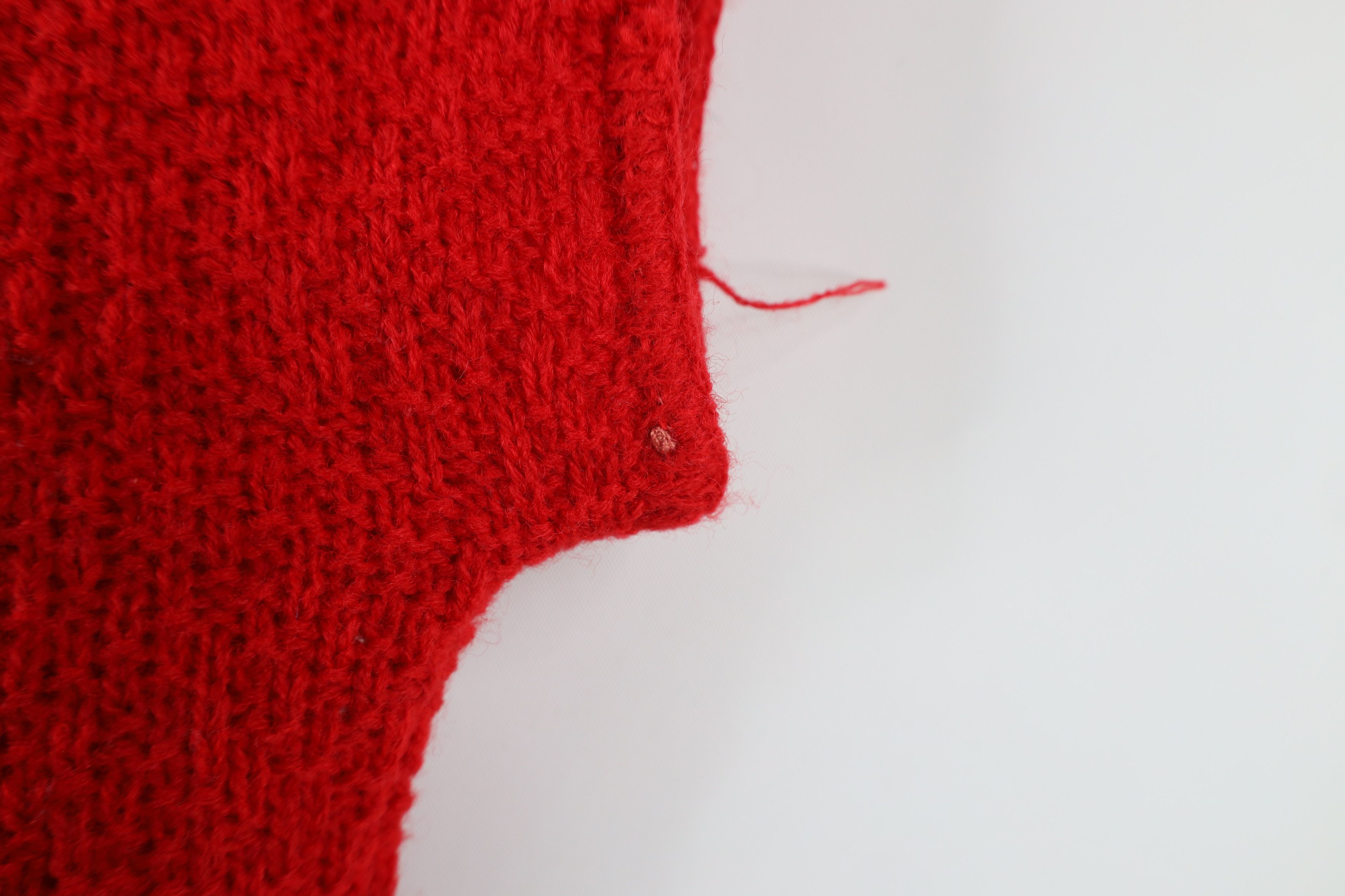 Vintage Vintage 80s 90s Mid Mod Streetwear Knit Sweater Vest Red USA Size S / US 4 / IT 40 - 4 Thumbnail