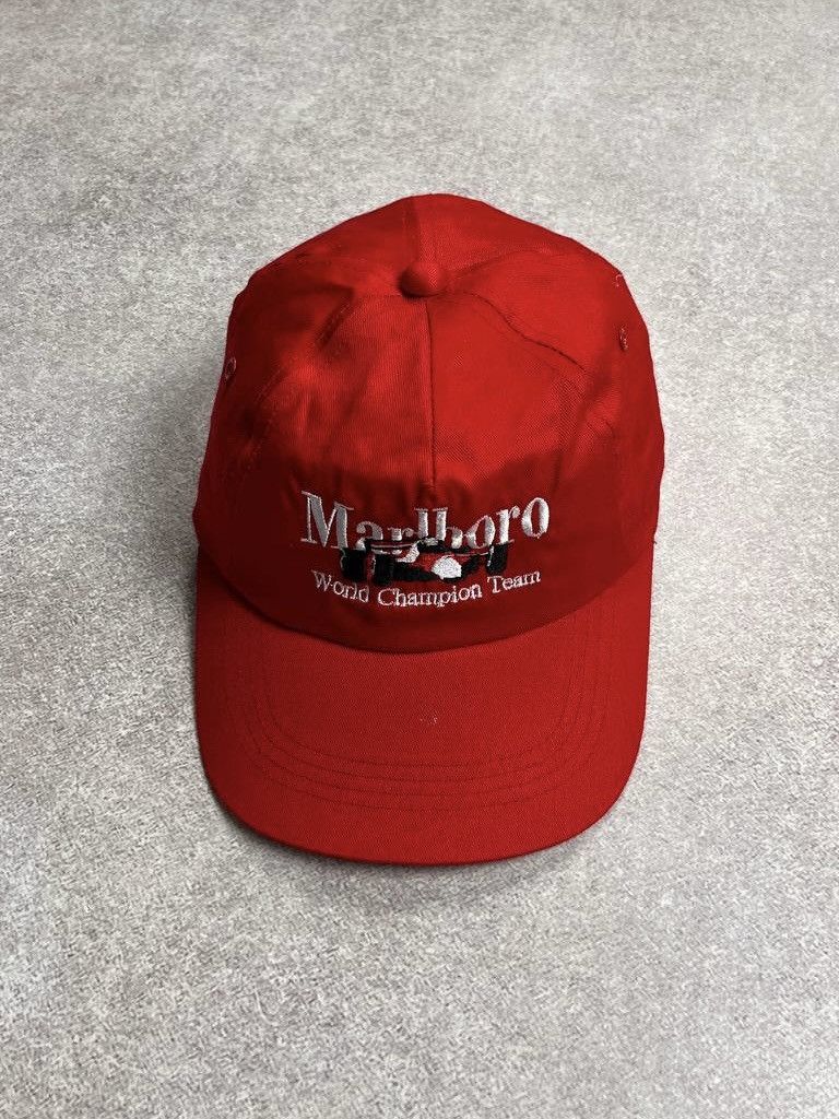 Marlboro × Vintage Vintage 90's Marlboro F-1 World Champion Team Cap Y2K Size ONE SIZE - 1 Thumbnail