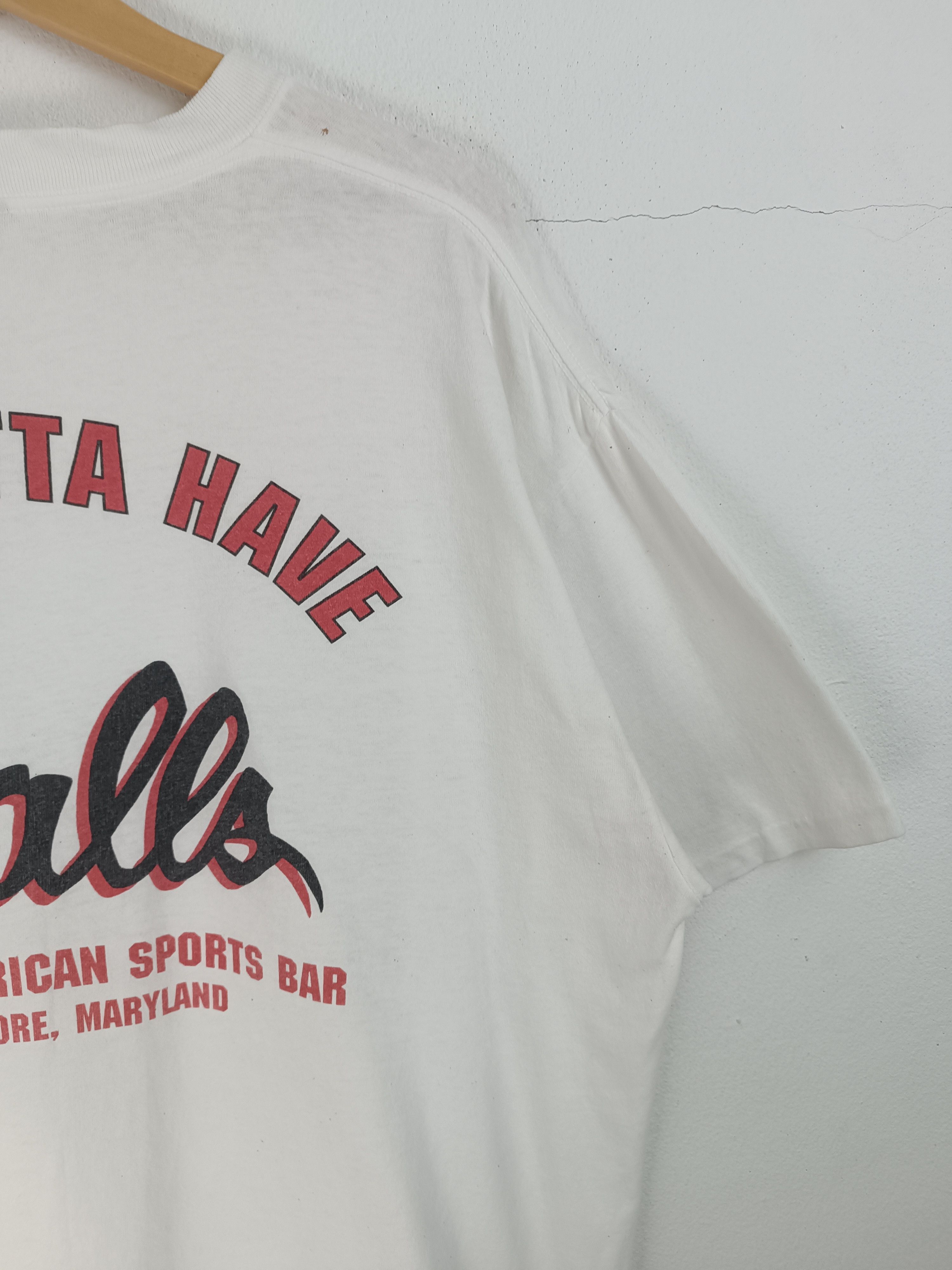 NFL VINTAGE 90'S BALLS AMERICAN SPORTS BAR TEE NBA NFL MLB FIFA Size US XL / EU 56 / 4 - 14 Thumbnail