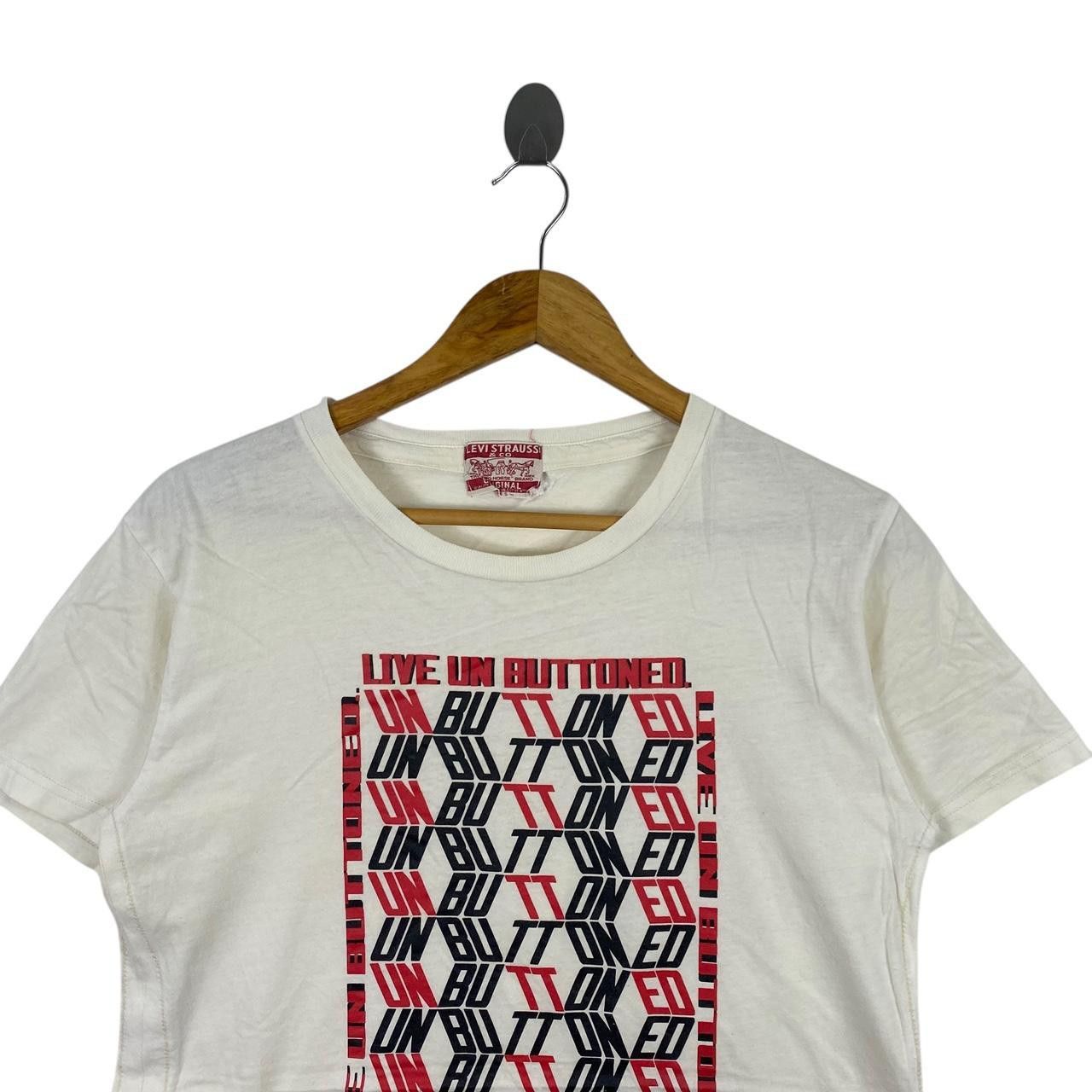 Levi's Vintage LEVI’S STRAUSS USA Live Un Buttoned Tee Shirt Top Size US S / EU 44-46 / 1 - 2 Thumbnail