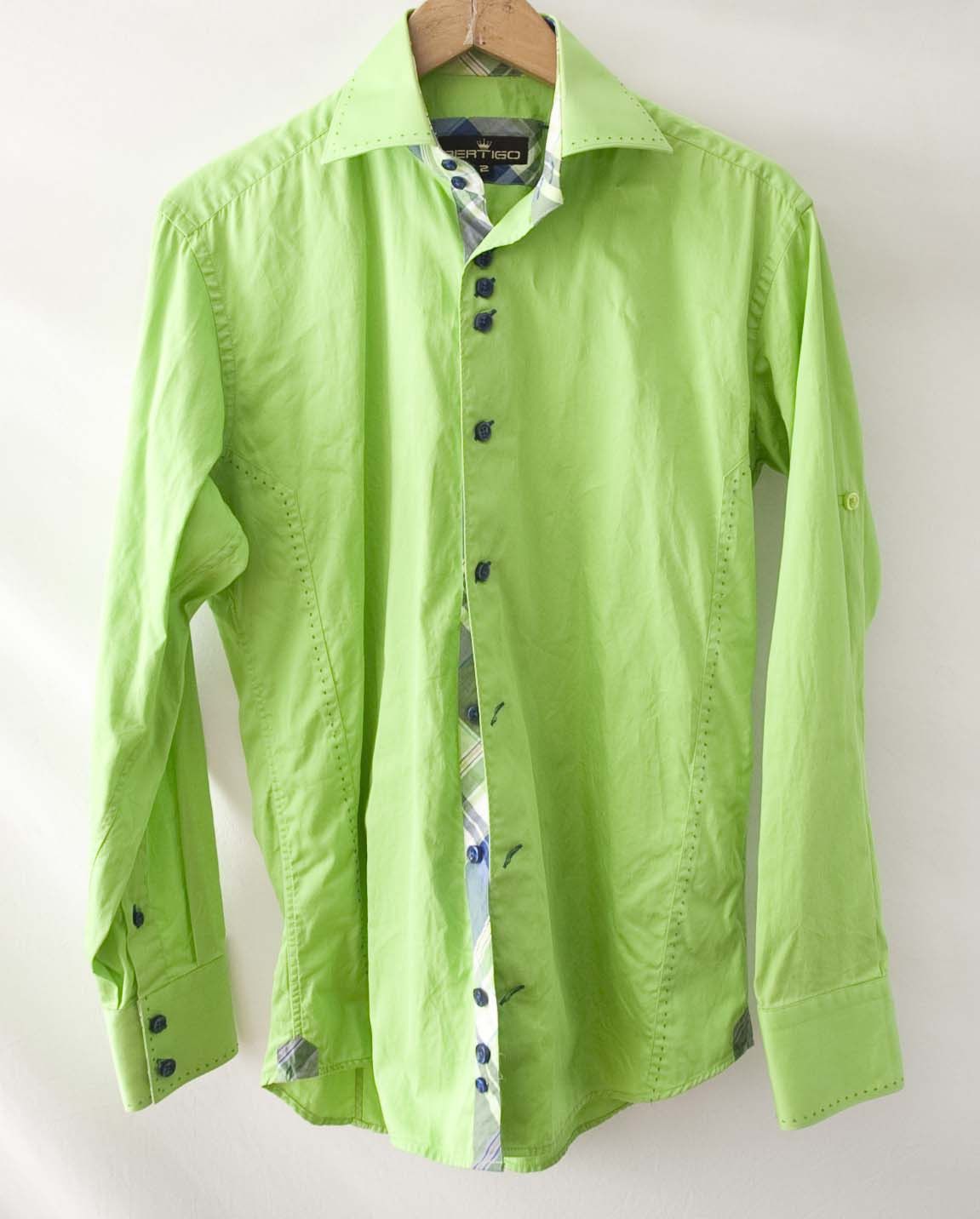 Other Bertigo Shirt Size 2/S Green Size US S / EU 44-46 / 1 - 1 Thumbnail