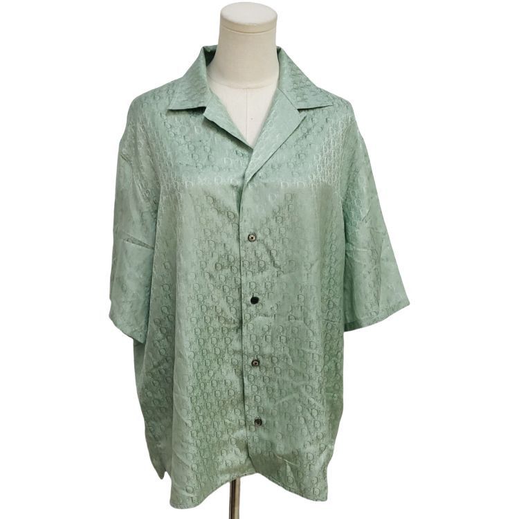 Dior Dior Oblique Silk Blend Shirt Size L Size US L / EU 52-54 / 3 - 1 Thumbnail