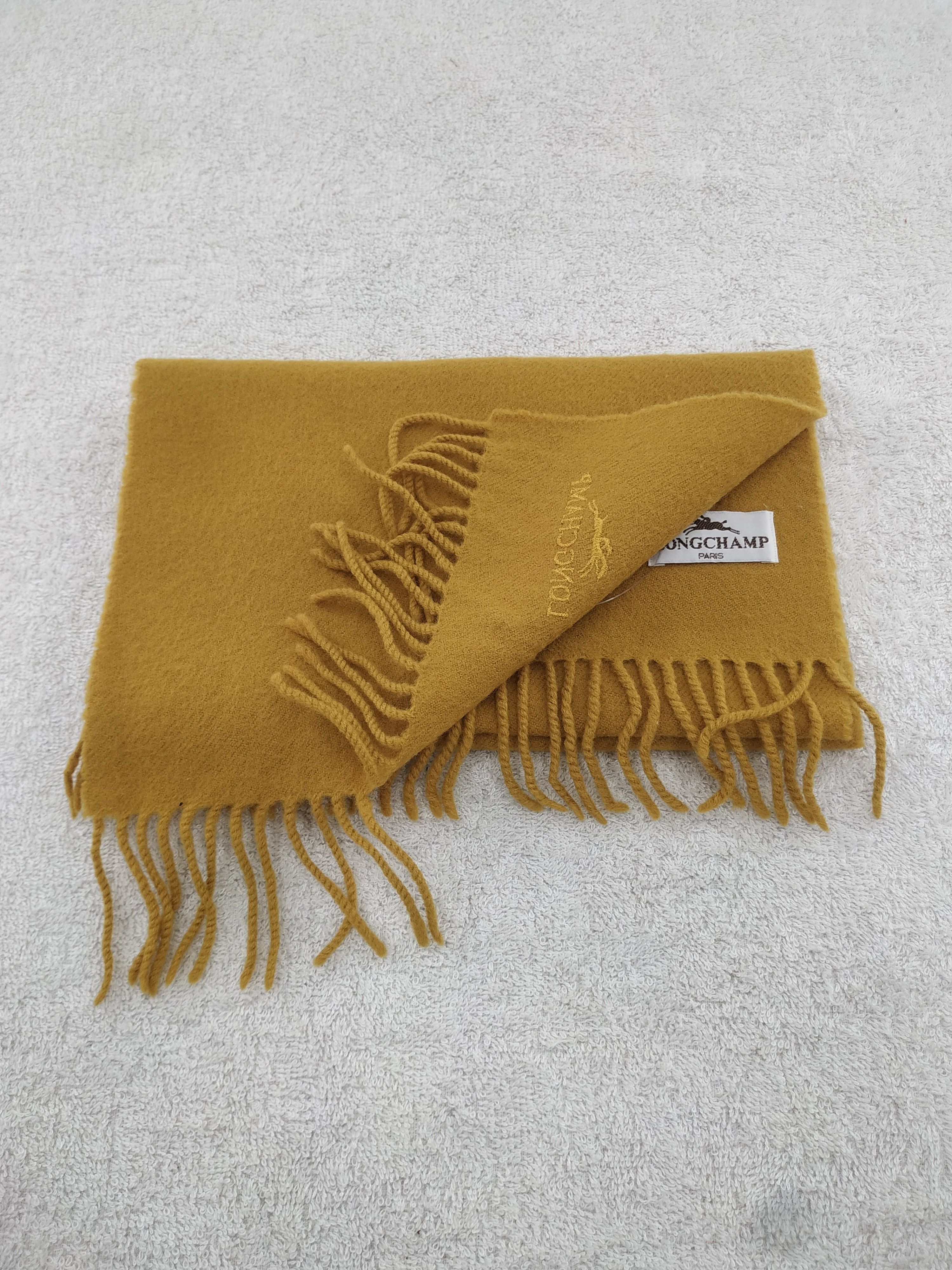 Longchamp Vintage Longchamp Scarf/Muffler/Neckwear MF141 Size ONE SIZE - 4 Thumbnail