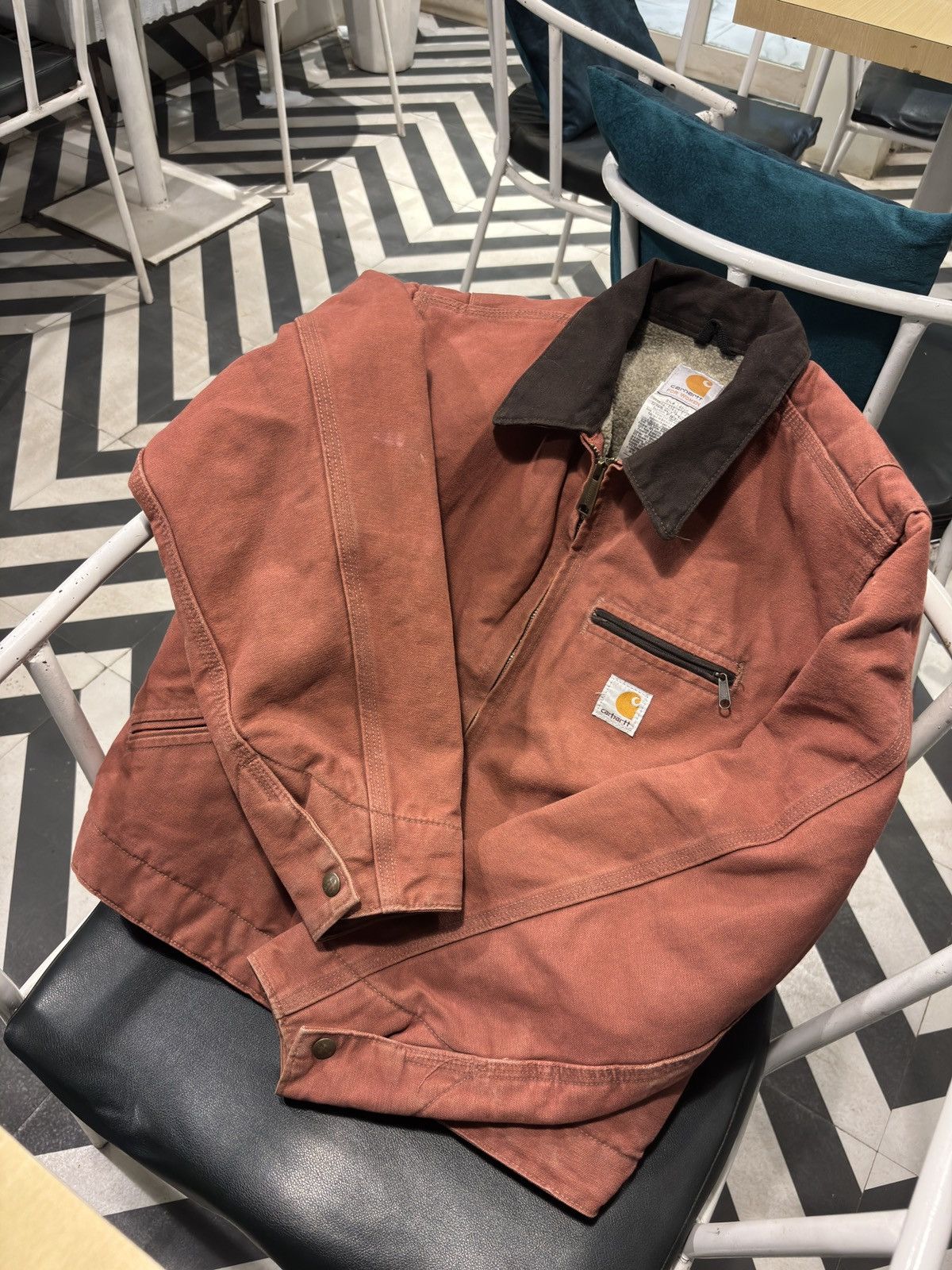 Carhartt CARHARTT WJ097 VRS SALMON PINK DETROIT Size US S / EU 44-46 / 1 - 4 Thumbnail
