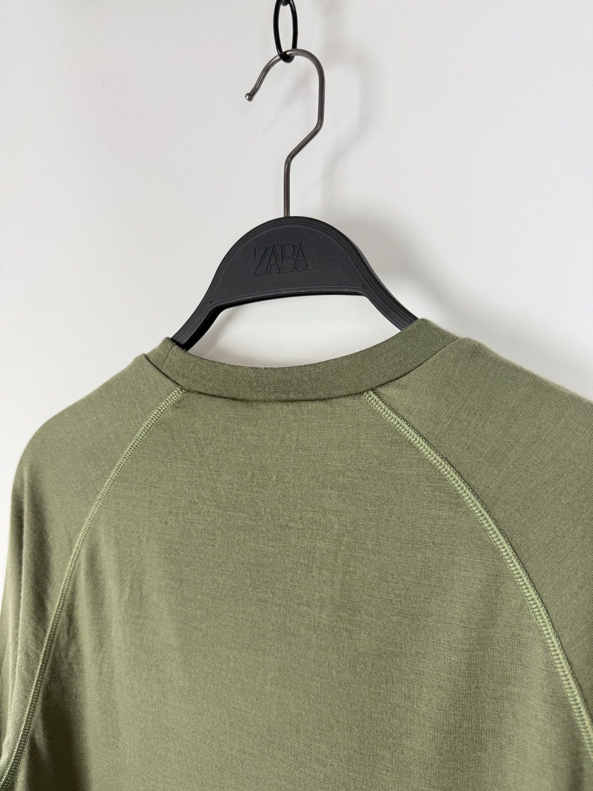 Unbound Merino Unbound Merino Wool Green Crewneck Long Sleeve Shirt S Size US S / EU 44-46 / 1 - 5 Thumbnail