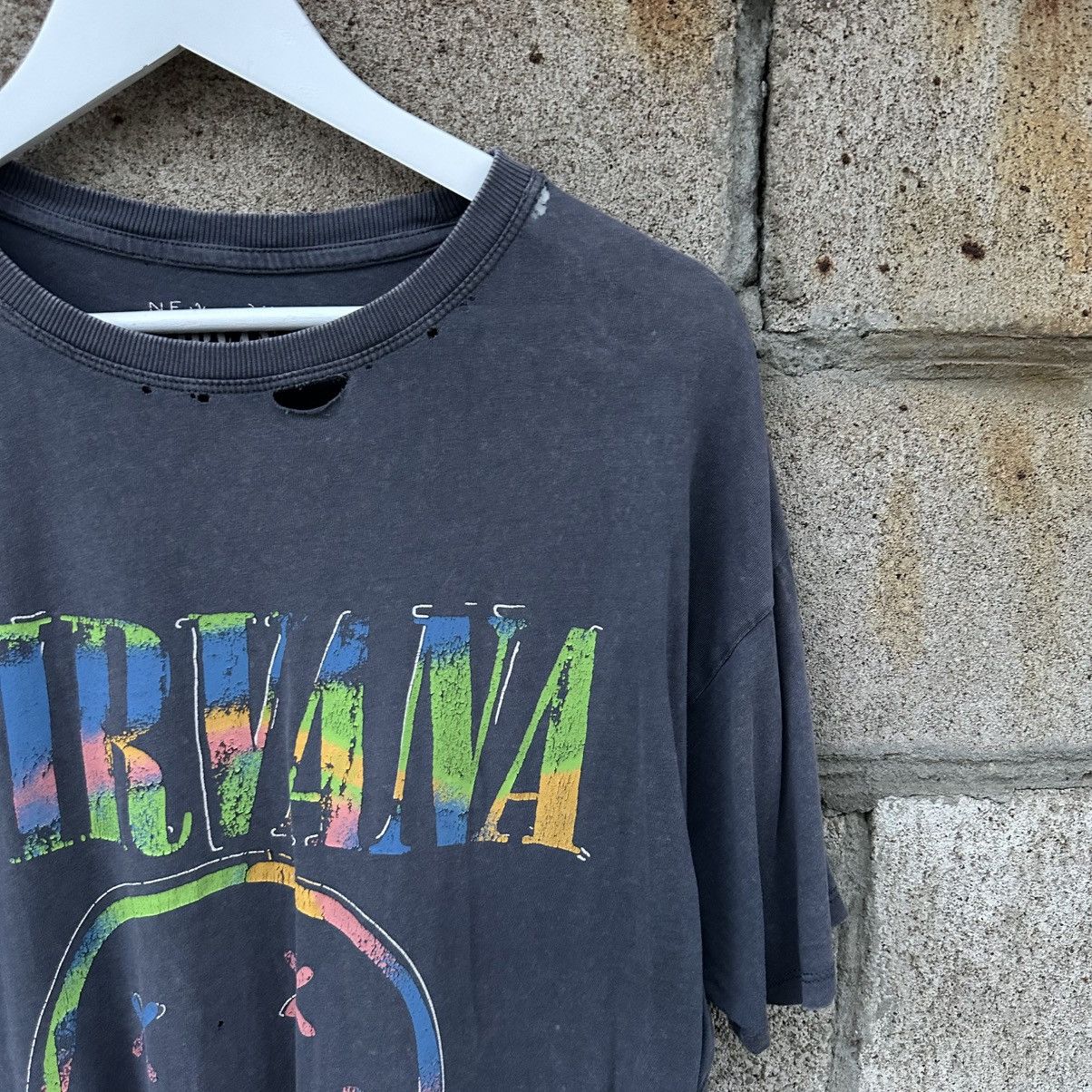 Nirvana VTG Fitted Band Rock T-shirts Nirvana Big Logo Hype Trend Size US M / EU 48-50 / 2 - 3 Thumbnail