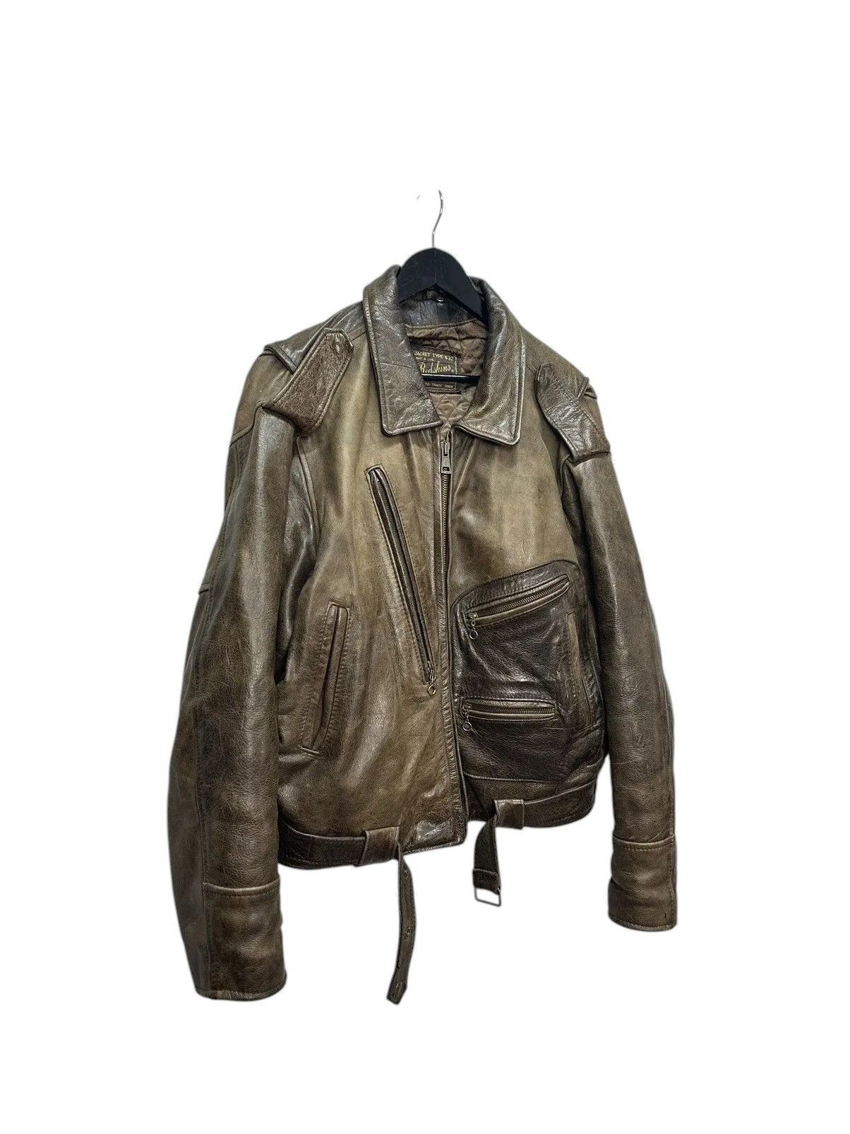 Red Wing Vintage Redskins B-32 Leather Jacket Rick Owens Style Size US XL / EU 56 / 4 - 5 Thumbnail