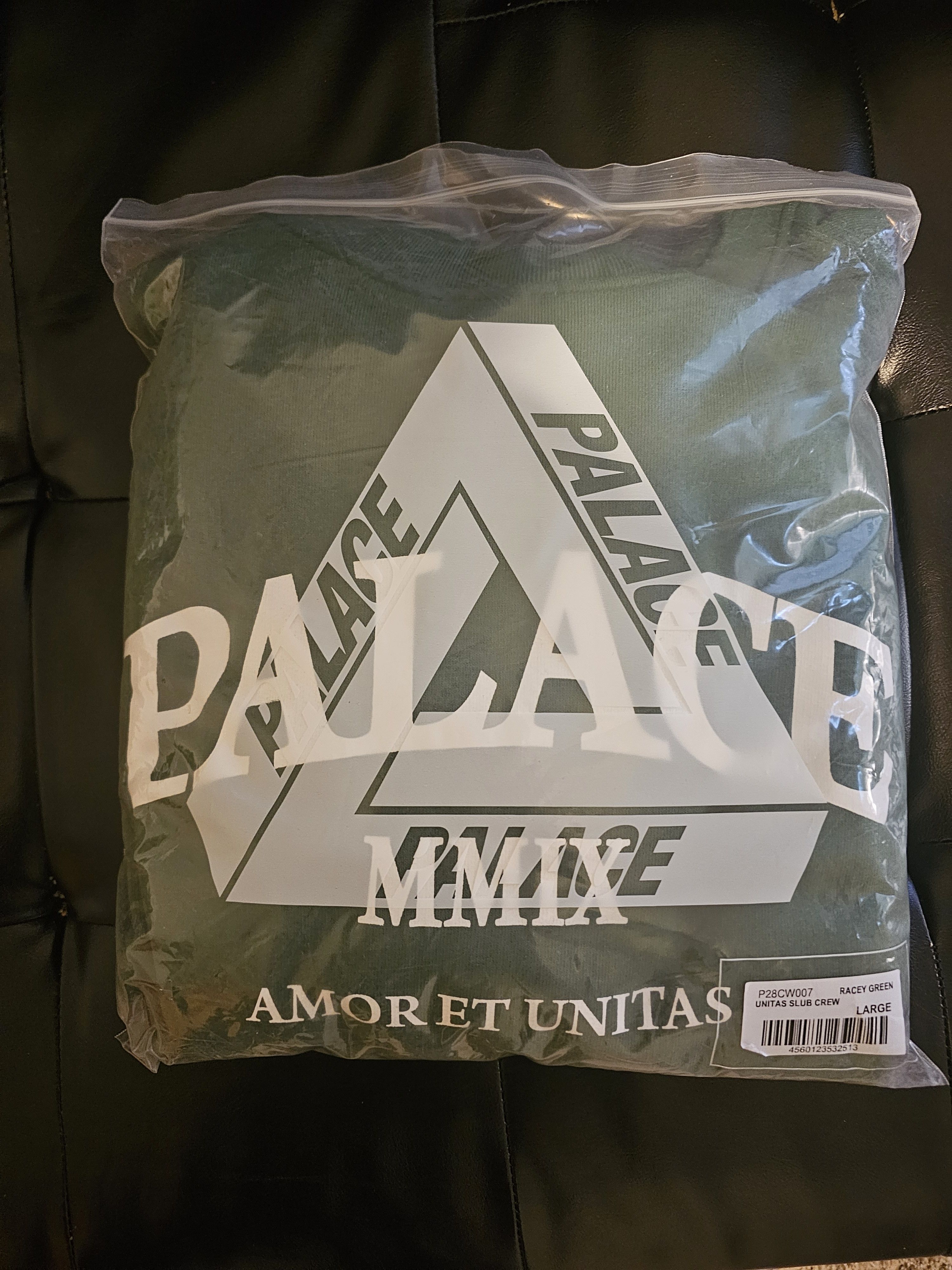 Palace Unitas Oversized Crew Racey Green Size US L / EU 52-54 / 3 - 2 Thumbnail