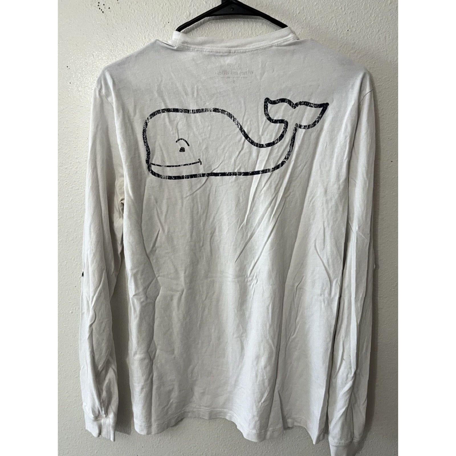 Vineyard Vines VINTAGE Vineyard Vines T Shirt Long Sleeve White Whale Logo Adult Small Shirt Mens Small White Logo 90s Event Whale Gift Size US S / EU 44-46 / 1 - 2 Thumbnail