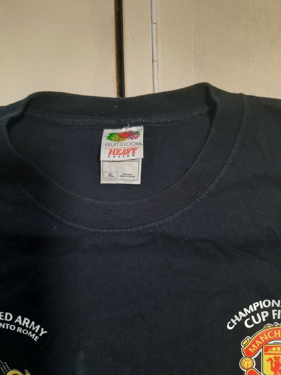 Fruit Of The Loom Fergie's Red Army Champions League Cup Final MMIX T-Shirt Size US XL / EU 56 / 4 - 6 Thumbnail