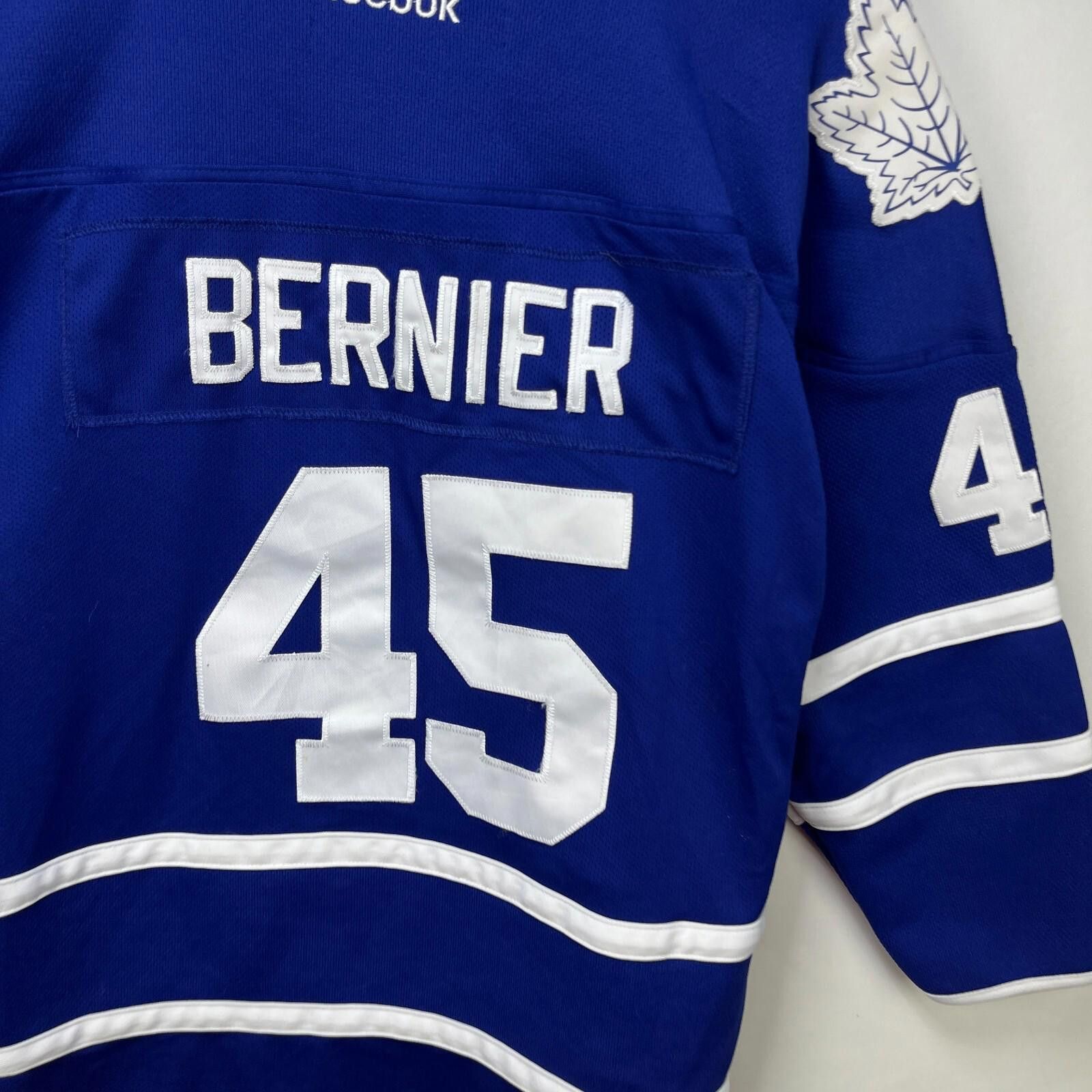 Reebok Vintage Toronto Maple Leafs Jersey Jonathan Bernier Youth XL Size ONE SIZE - 9 Thumbnail