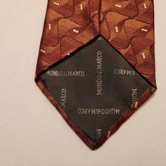 Other Mondo di Marco men's 100%silk tie 3 3/4" X 56 1/2" Size ONE SIZE - 3 Thumbnail