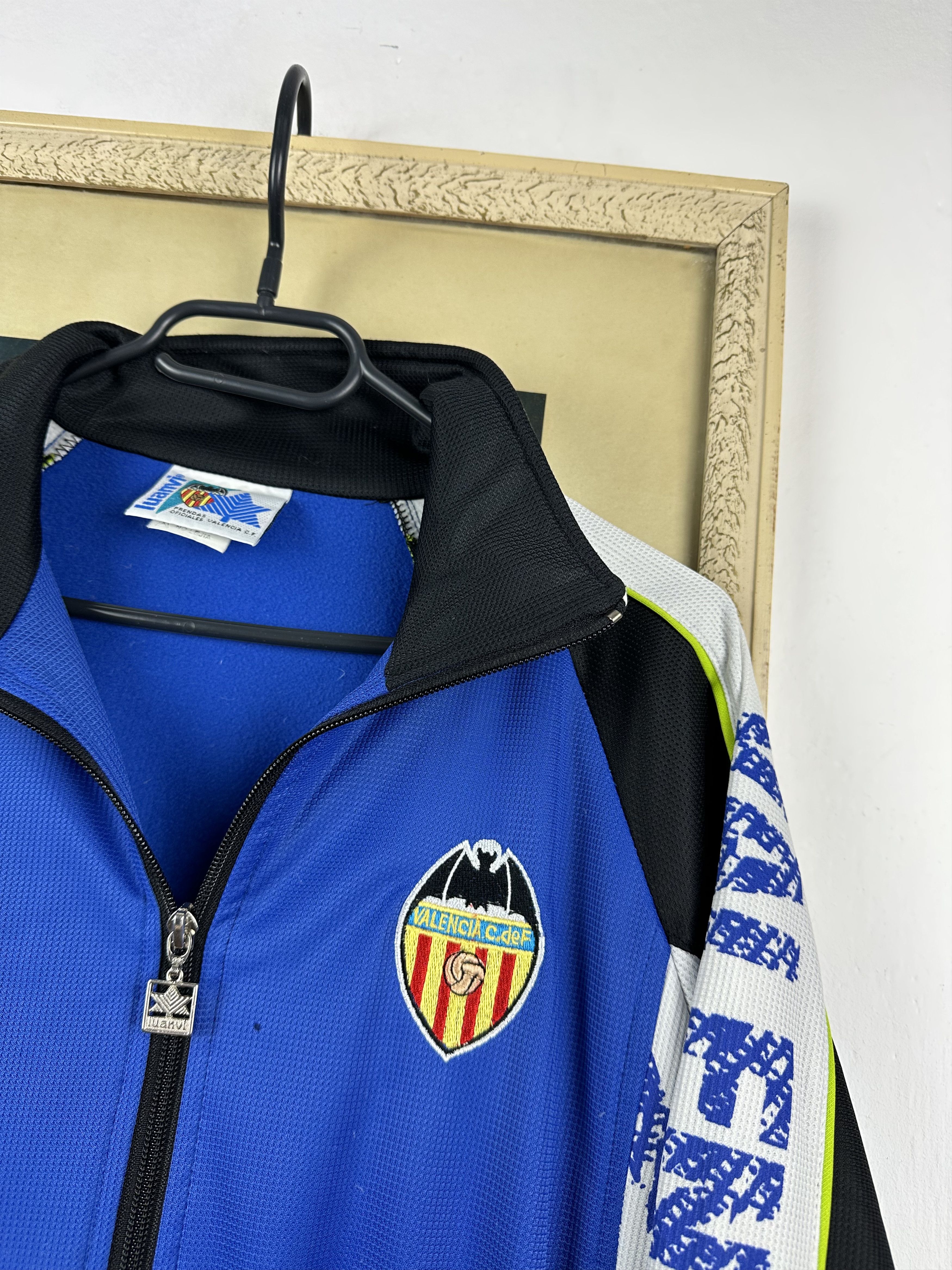 Vintage Vintage 90's Valencia football Jacket Track Top Soccer Rare Size US XL / EU 56 / 4 - 4 Thumbnail