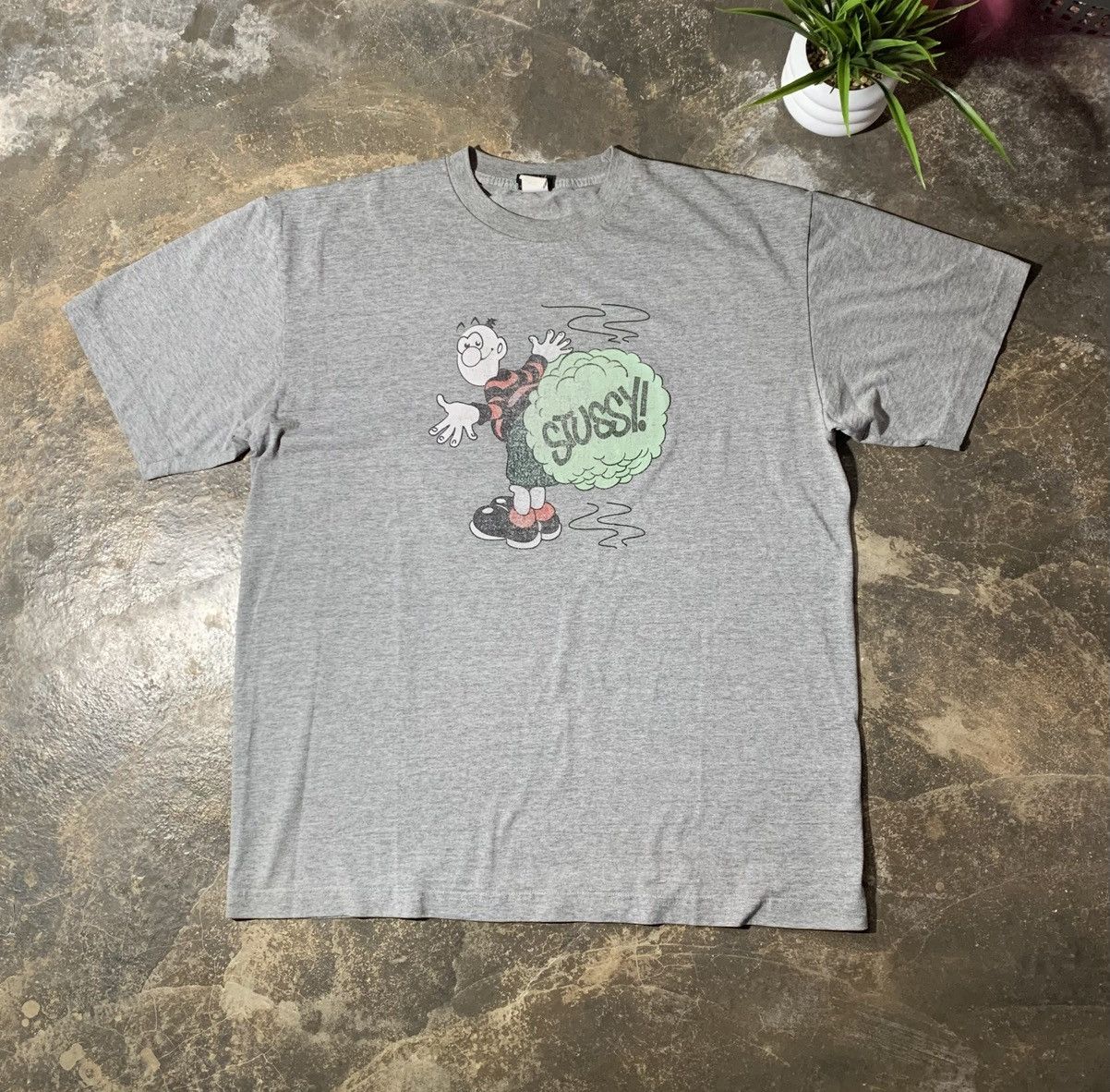 Stussy Vintage Stussy Tshirt Size US L / EU 52-54 / 3 - 1 Thumbnail