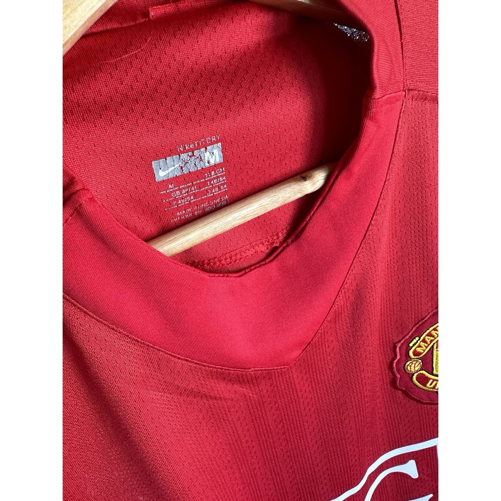 Nike MANCHESTER UNITED ROONEY 2007 2009 HOME SHIRT JERSEY NIKE Size US M / EU 48-50 / 2 - 10 Thumbnail