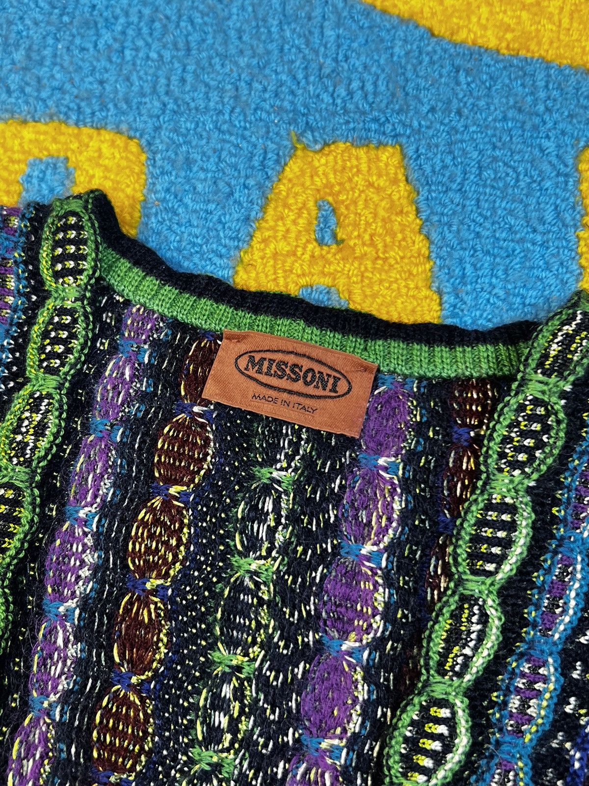 Missoni Missoni Multicolour Mohair Wool Long Knit Vest Sweater Size L / US 10 / IT 46 - 10 Thumbnail